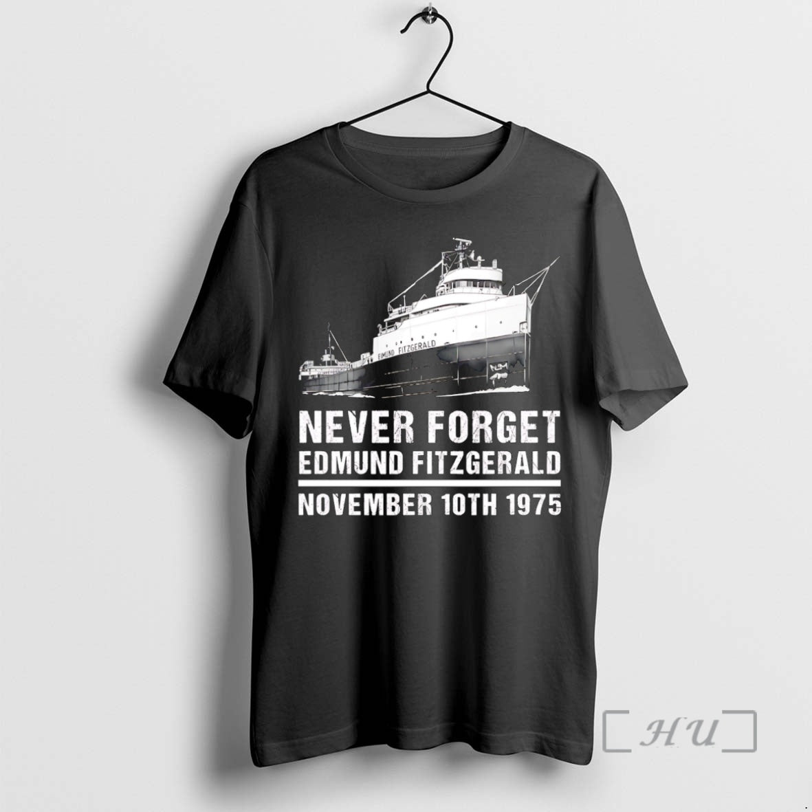 Officials Never Forget Edmund Fitzgerald November 10th 1975 Shirt Hoodie Sweatshirt | PurePodTees.com