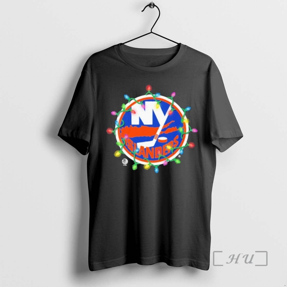 Officials New York Islanders Logo Lights Christmas Shirt Hoodie Sweatshirt | PurePodTees.com