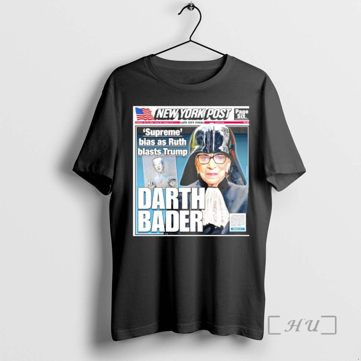 Officials New York Post Darth Bader Suprem Bias As Ruth Blasts Trump Premium T Shirts Hoodie Sweatshirt | PurePodTees.com