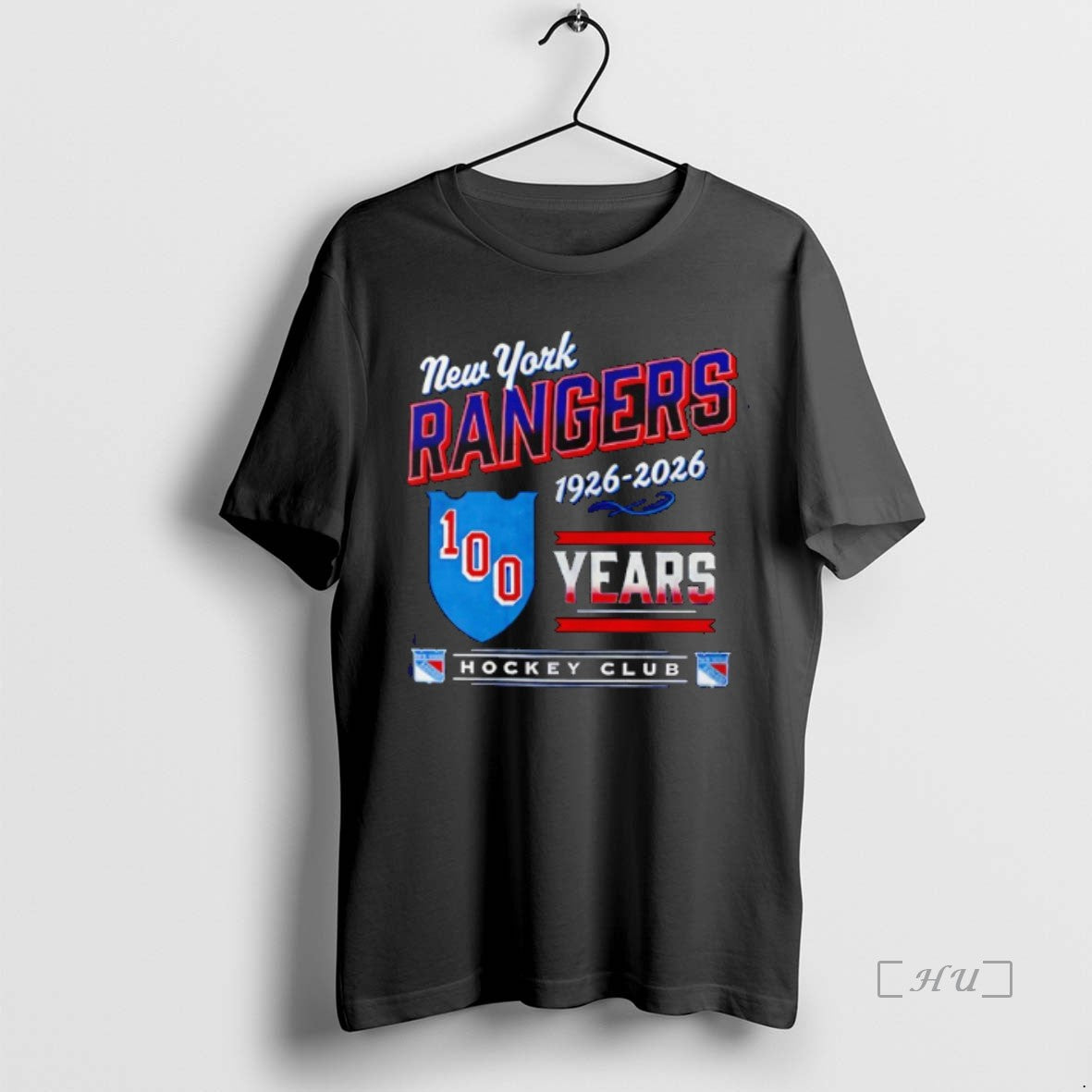 Officials New York Rangers Hockey Club 100 Years 1926 2026 Shirt Hoodie Sweatshirt | PurePodTees.com