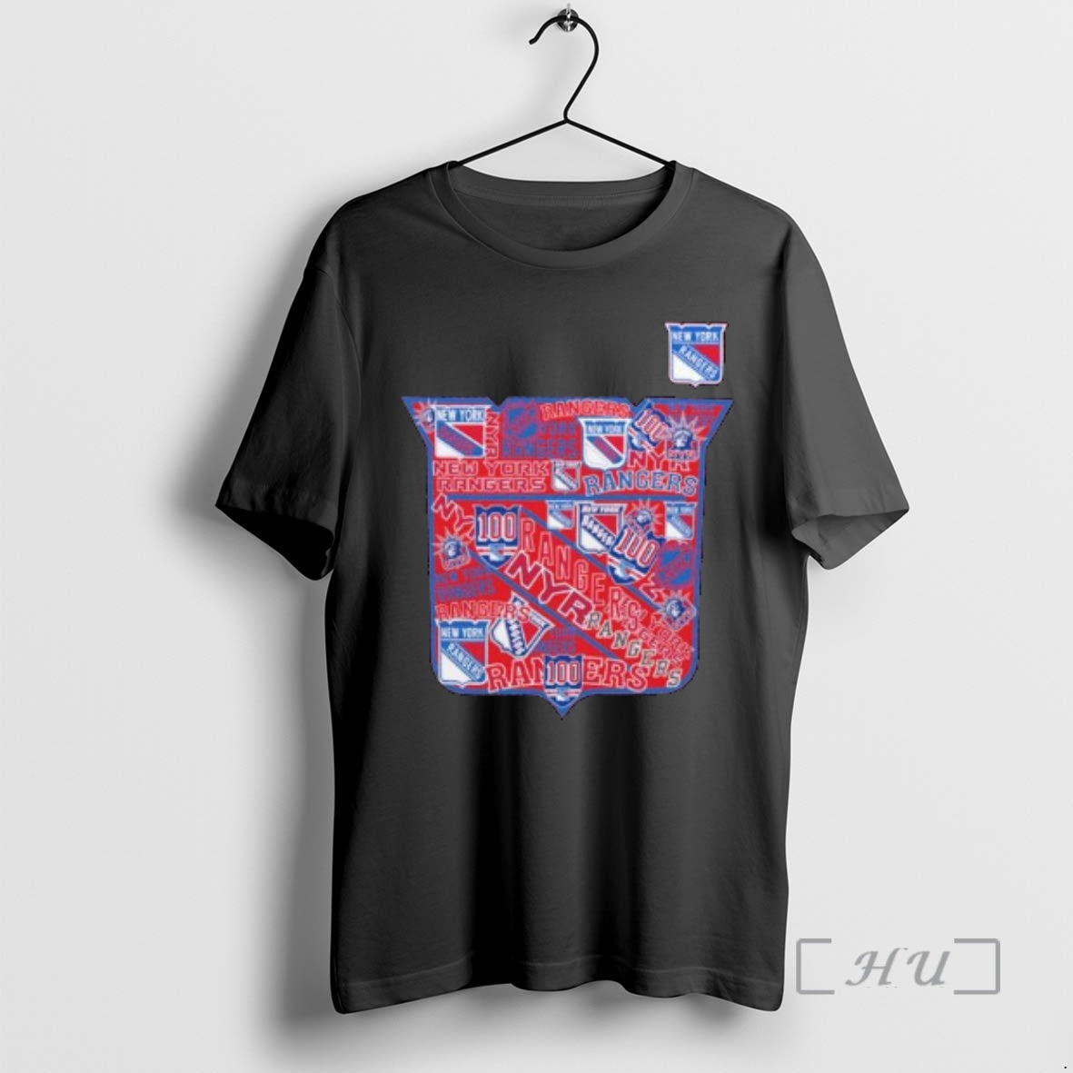 Officials New York Rangers Starter Logo Collage Ornaments Shirt Hoodie Sweatshirt | PurePodTees.com