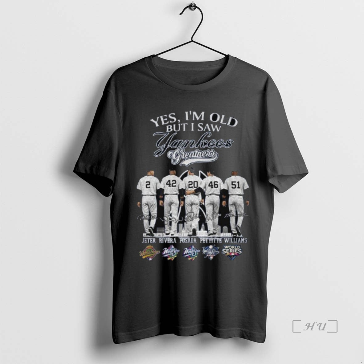 Officials New York Yankees Yes Im Old But I Saw Yankees Greatness Team 2025 Signatures Shirt Hoodie Sweatshirt