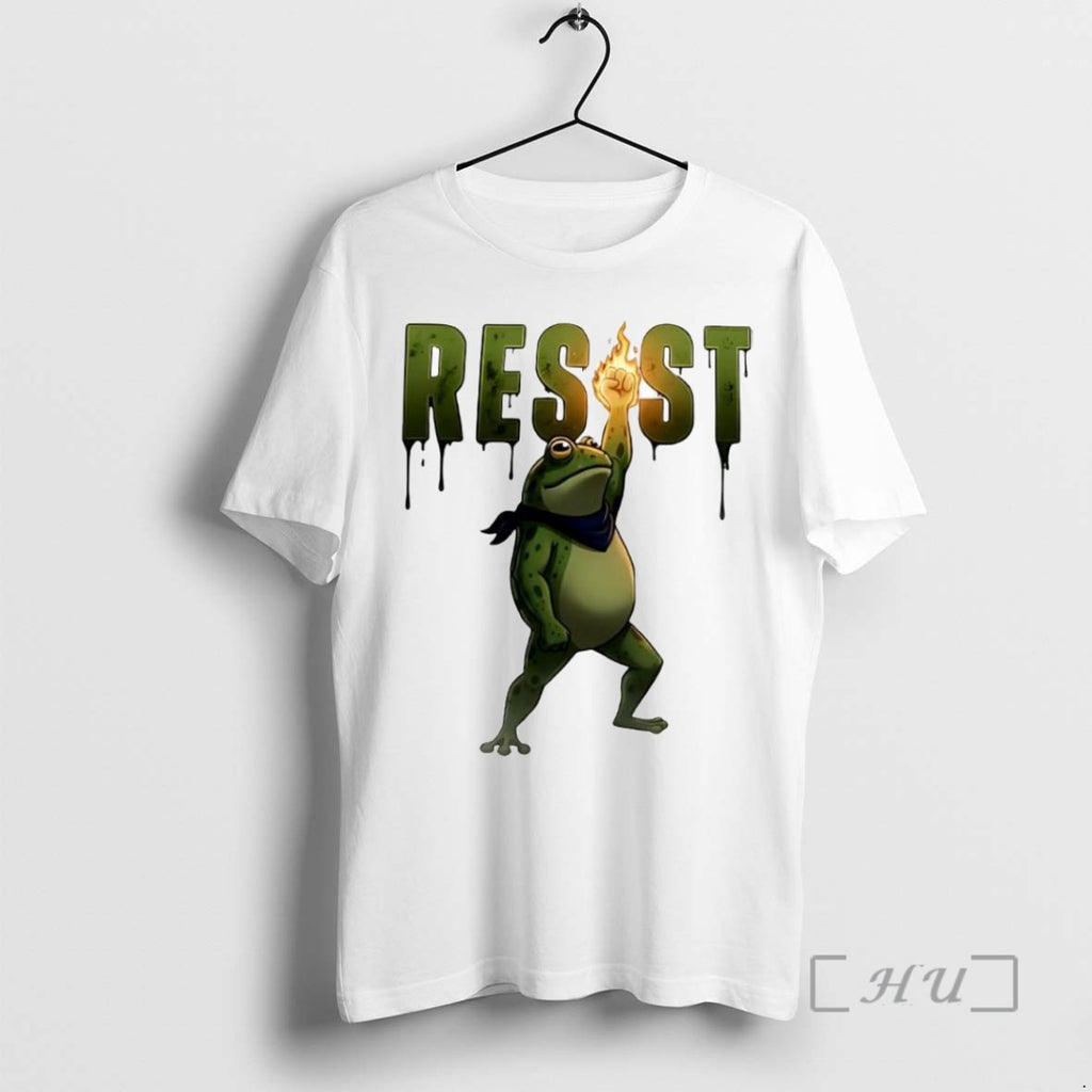 Officials Nice Fire Fist Resist Frog Portland Protest Frog T Shirt Sweater