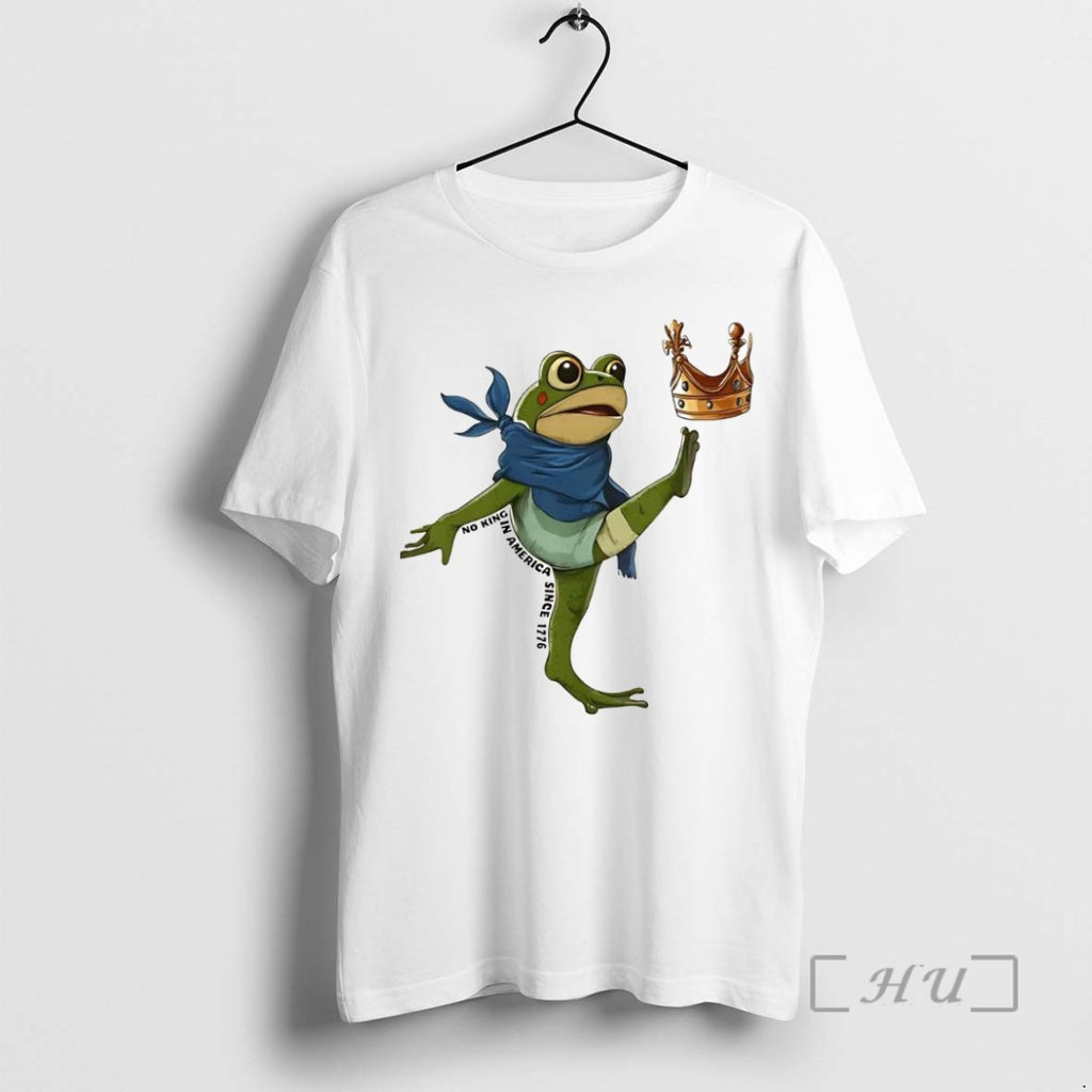 Officials Nice No King In America Since 1776 Portland Frog Protest T Shirt Sweater