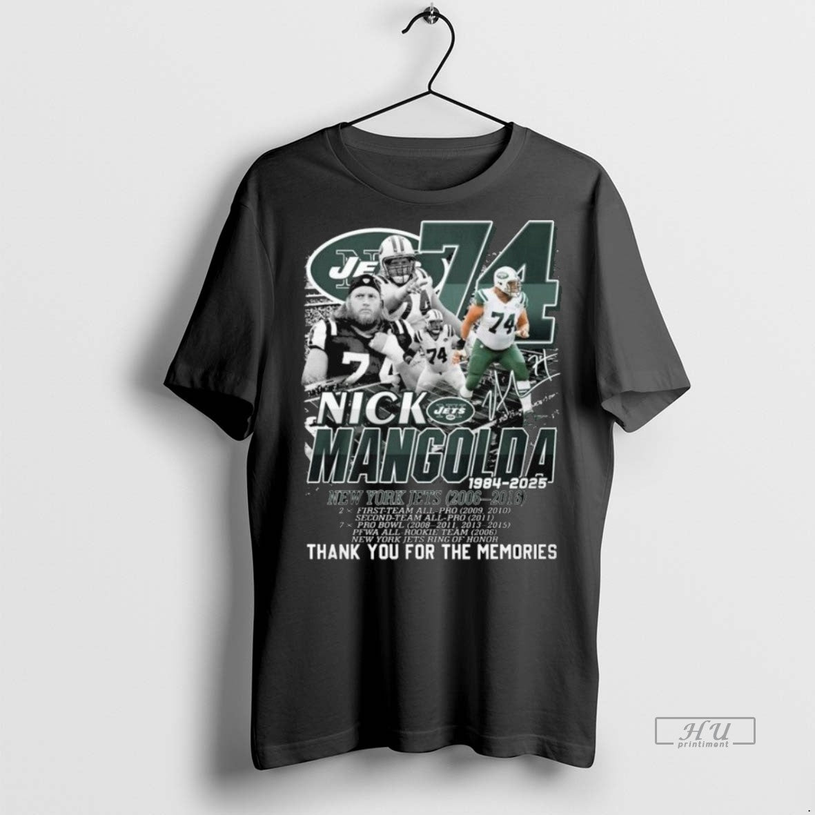 Officials Nick Mangold 74 New York Jets 1984 2025 Signature Thank You For The Memories Shirt Hoodie Sweatshirt