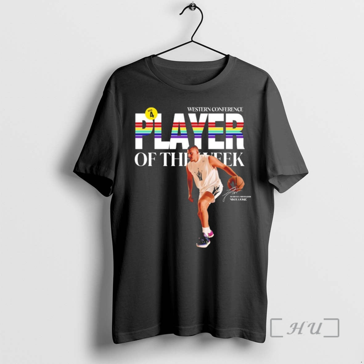 Officials Nikola Jokic Western Conference Player Of The Week Shirt Hoodie Sweatshirt | PurePodTees.com