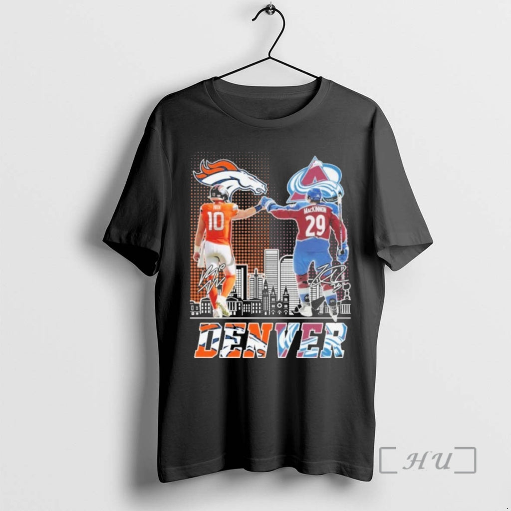 Officials Nix X Mackinnon Player Denver Signature Vintage Shirt Hoodie Sweatshirt | PurePodTees.com