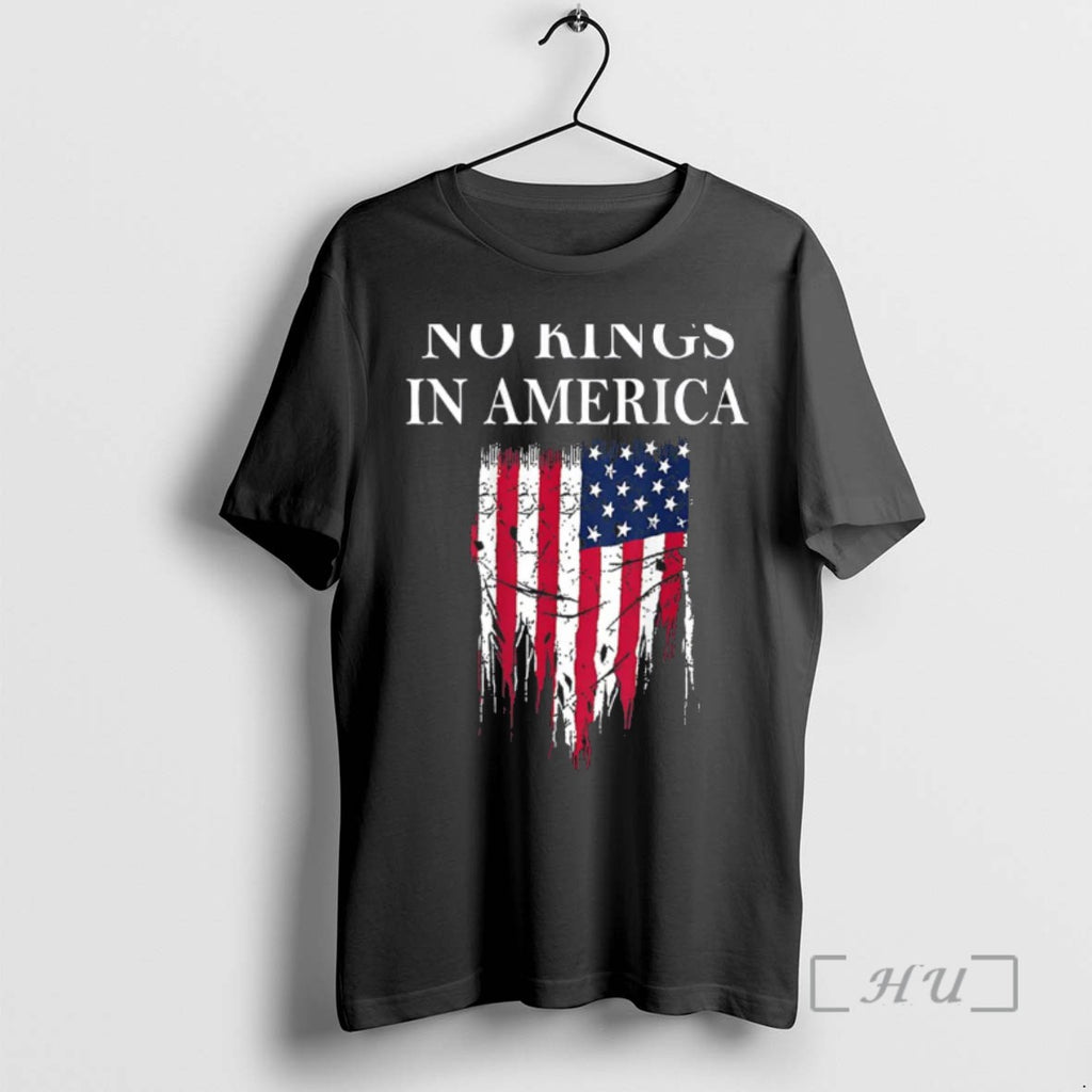 Officials No Kings In America America Flag Vintage No Kings T Shirt Sweater