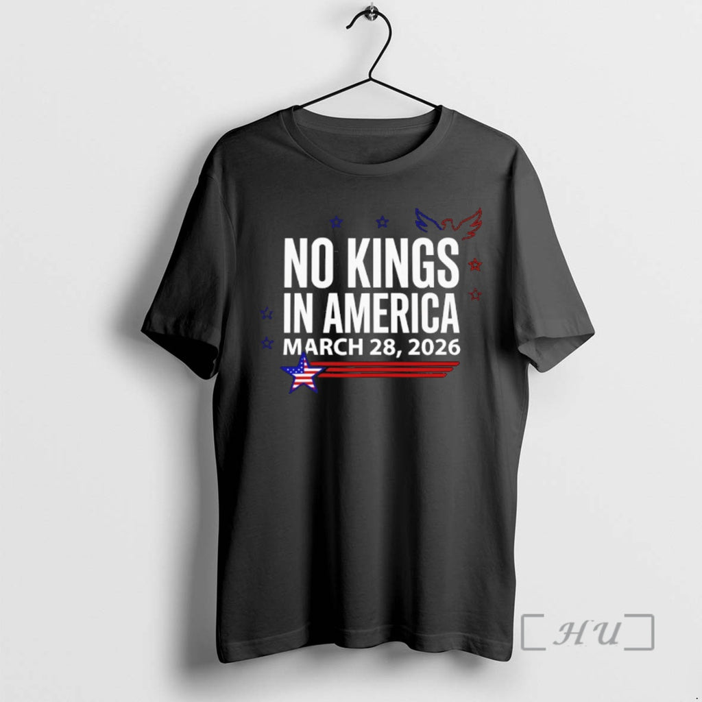 Officials No Kings In America March 28 2026 American Flag