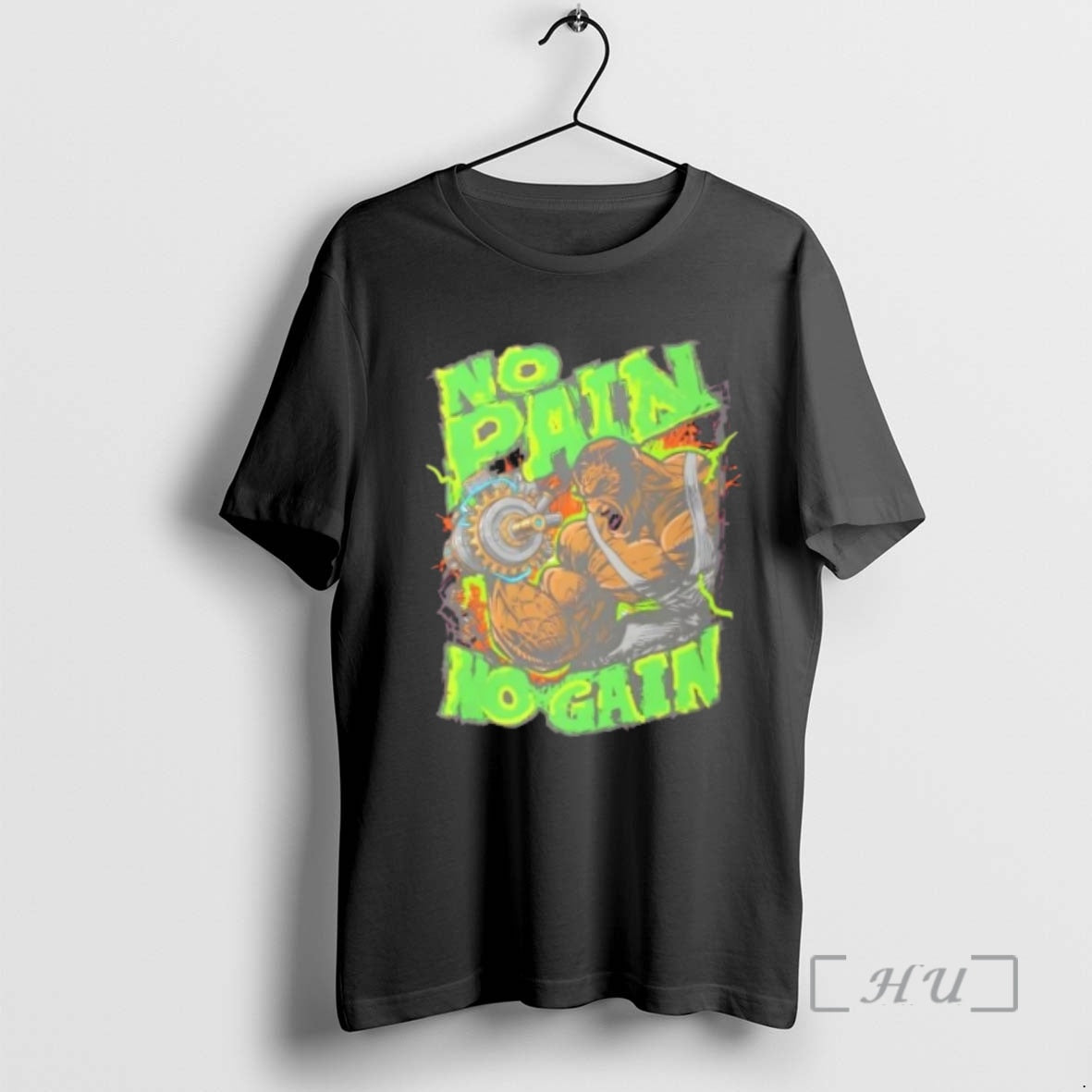 Officials No Pain No Gain Gym Beast Fitness Workout Shirt Hoodie Sweatshirt | PurePodTees.com