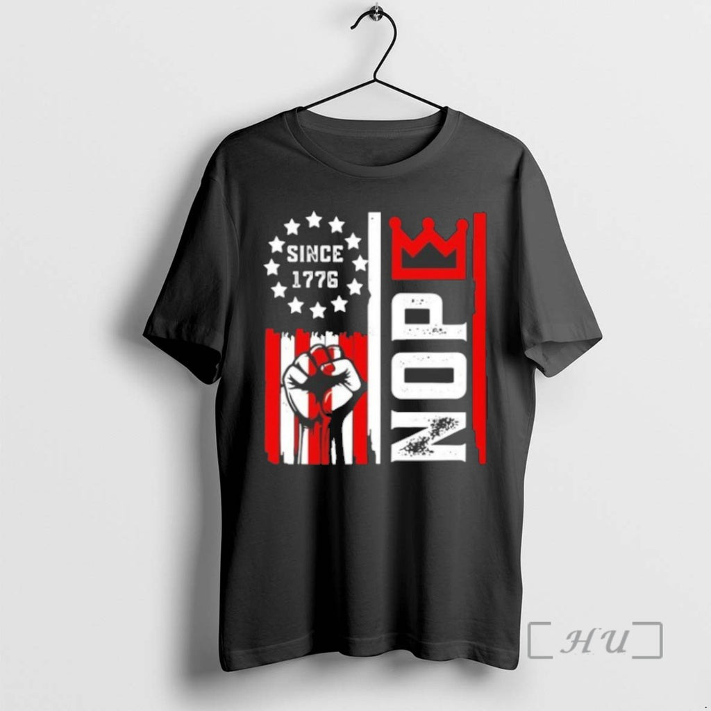 Officials No Kings Nope Protest Womens Retro T Shirt Sweater