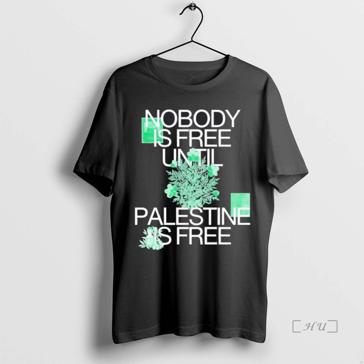 Officials Nobody Is Free Until Palestine Is Free Shirt Hoodie Sweatshirt | PurePodTees.com