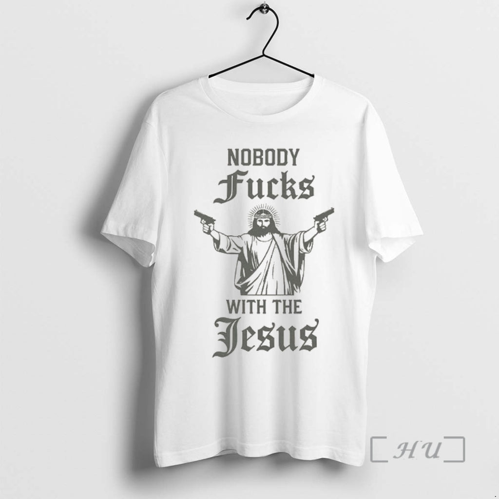 Officials Nobody Fucks With The Jesus Shirt Hoodie Sweatshirt | PurePodTees.com