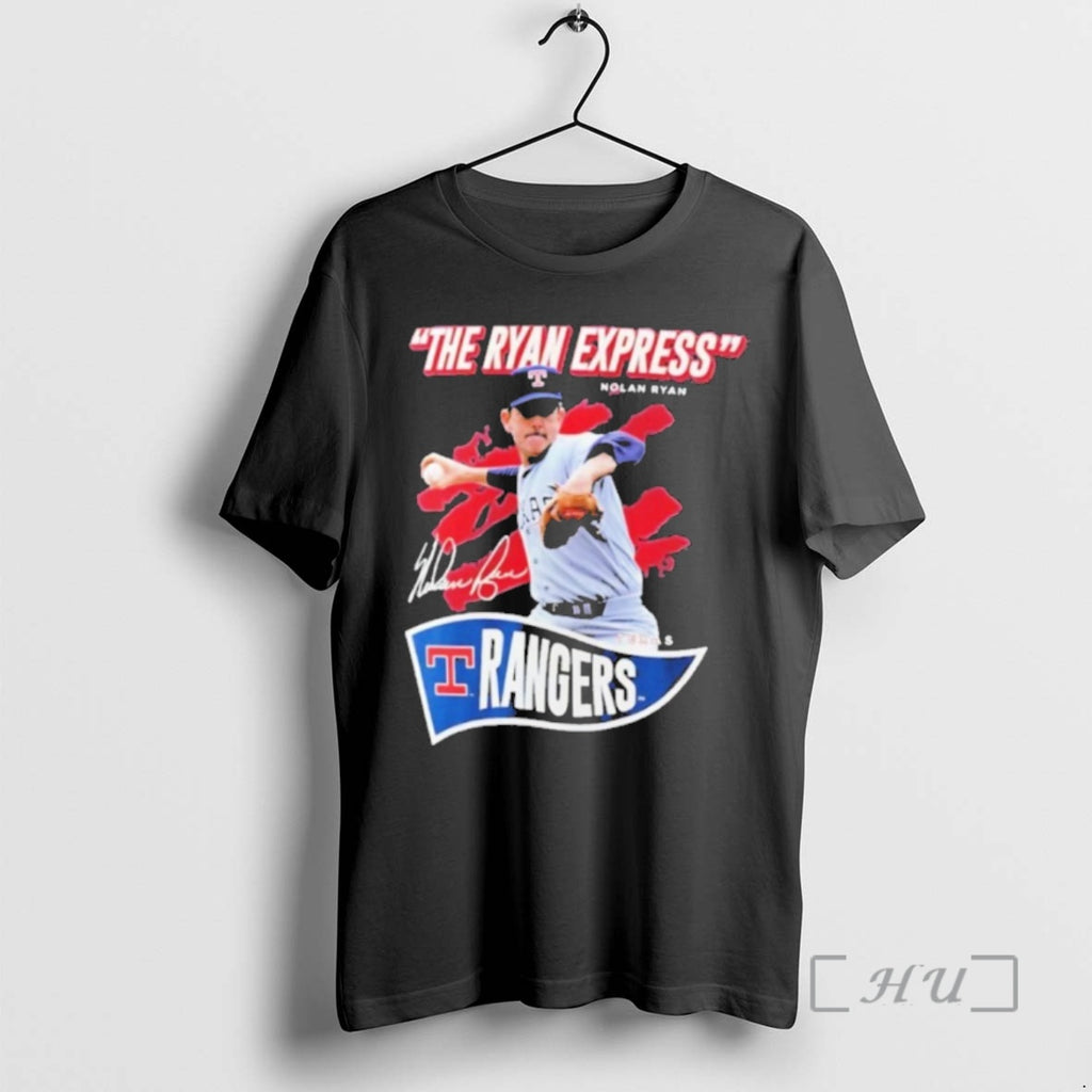 Officials Nolan Ryan The Ryan Express Texas Rangers Shirt Hoodie Sweatshirt | PurePodTees.com