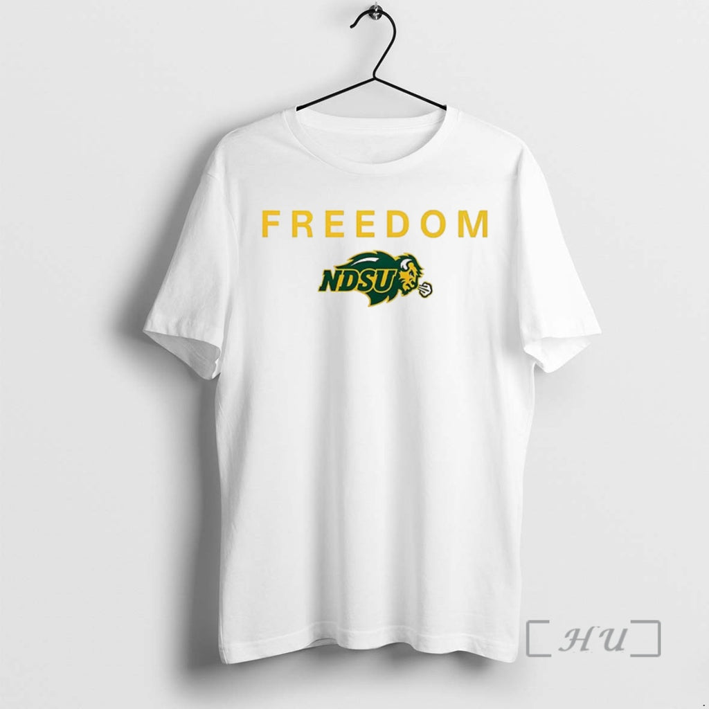 Officials North Dakota State Bison Football Freedom Logo Shirt Hoodie Sweatshirt | PurePodTees.com