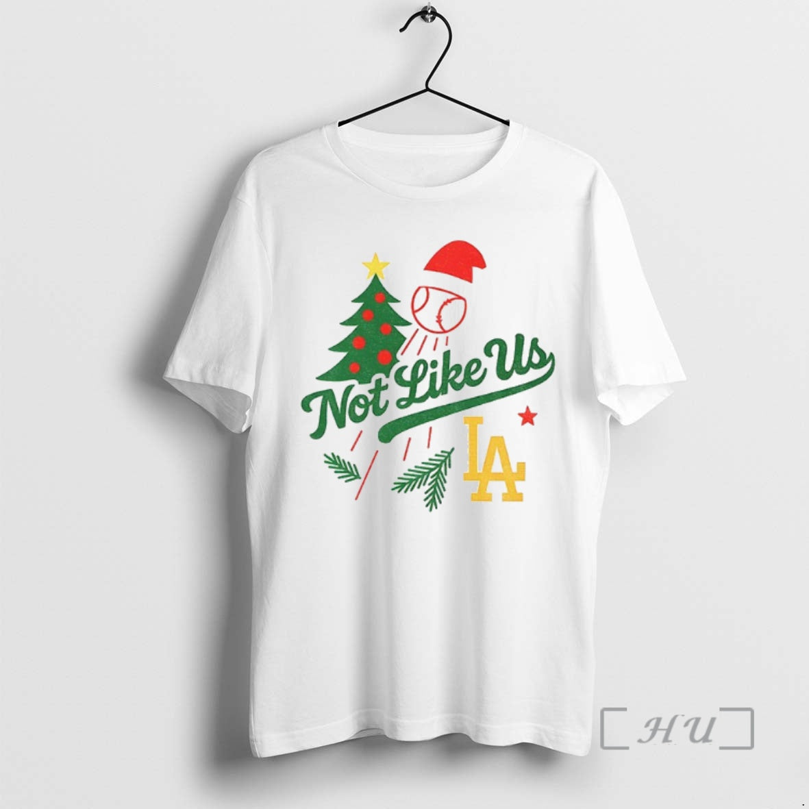 Officials Not Like Us Santa Hat Christmas Baseball Shirt Hoodie Sweatshirt | PurePodTees.com