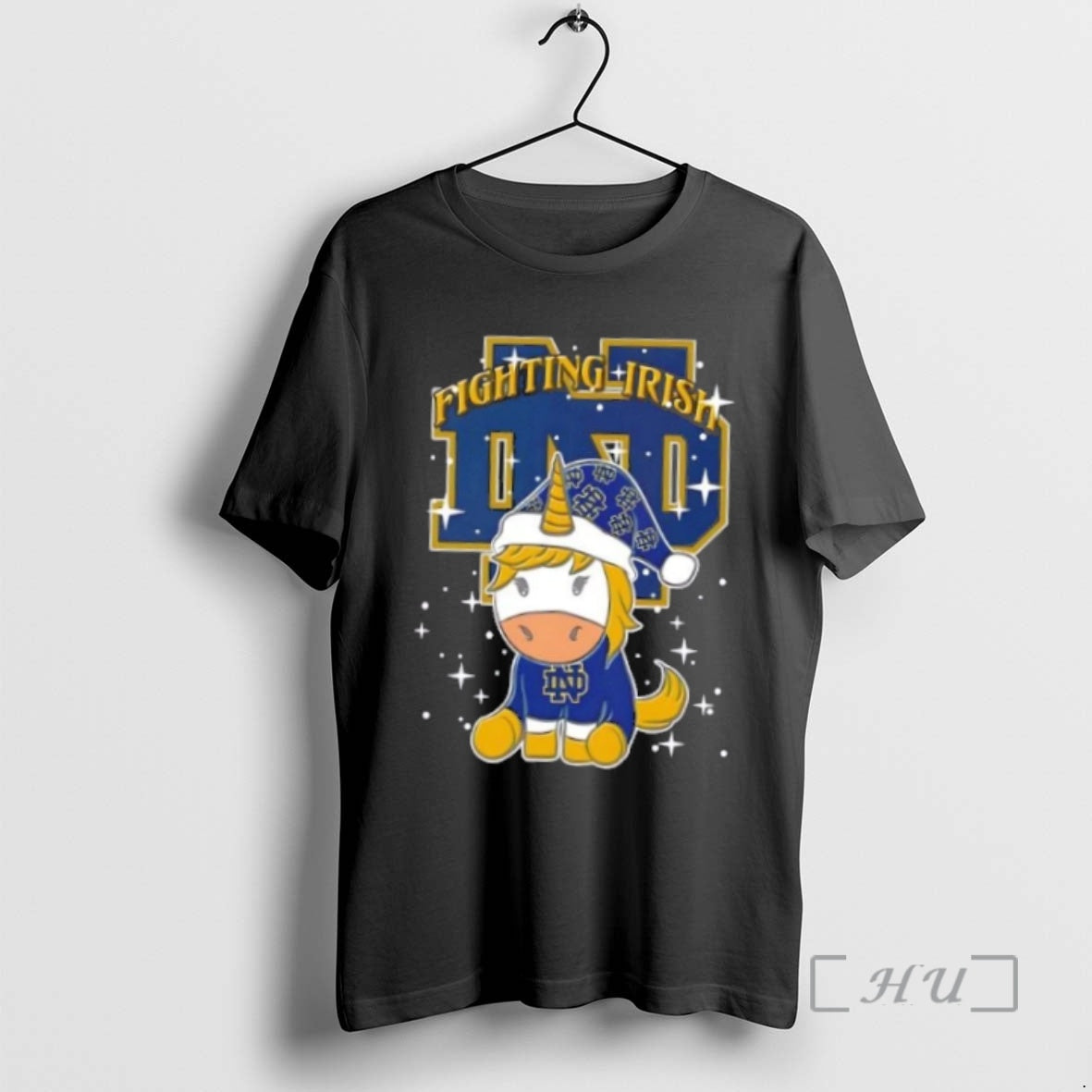 Officials Notre Dame Fighting Irish Football X Unicorn Merry Christmas Shirt Hoodie Sweatshirt | PurePodTees.com
