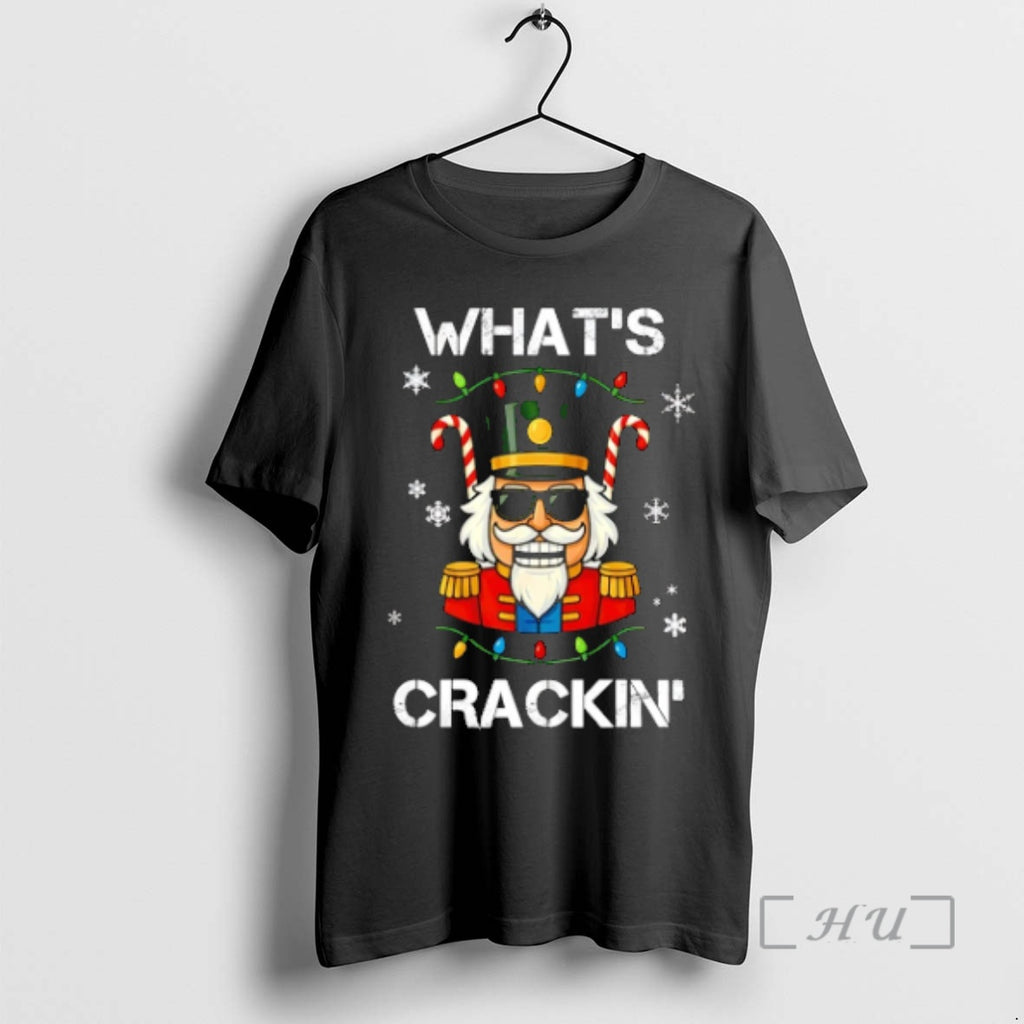 Officials Nutcracker Whats Crackin Christmas Shirt Hoodie Sweatshirt | PurePodTees.com
