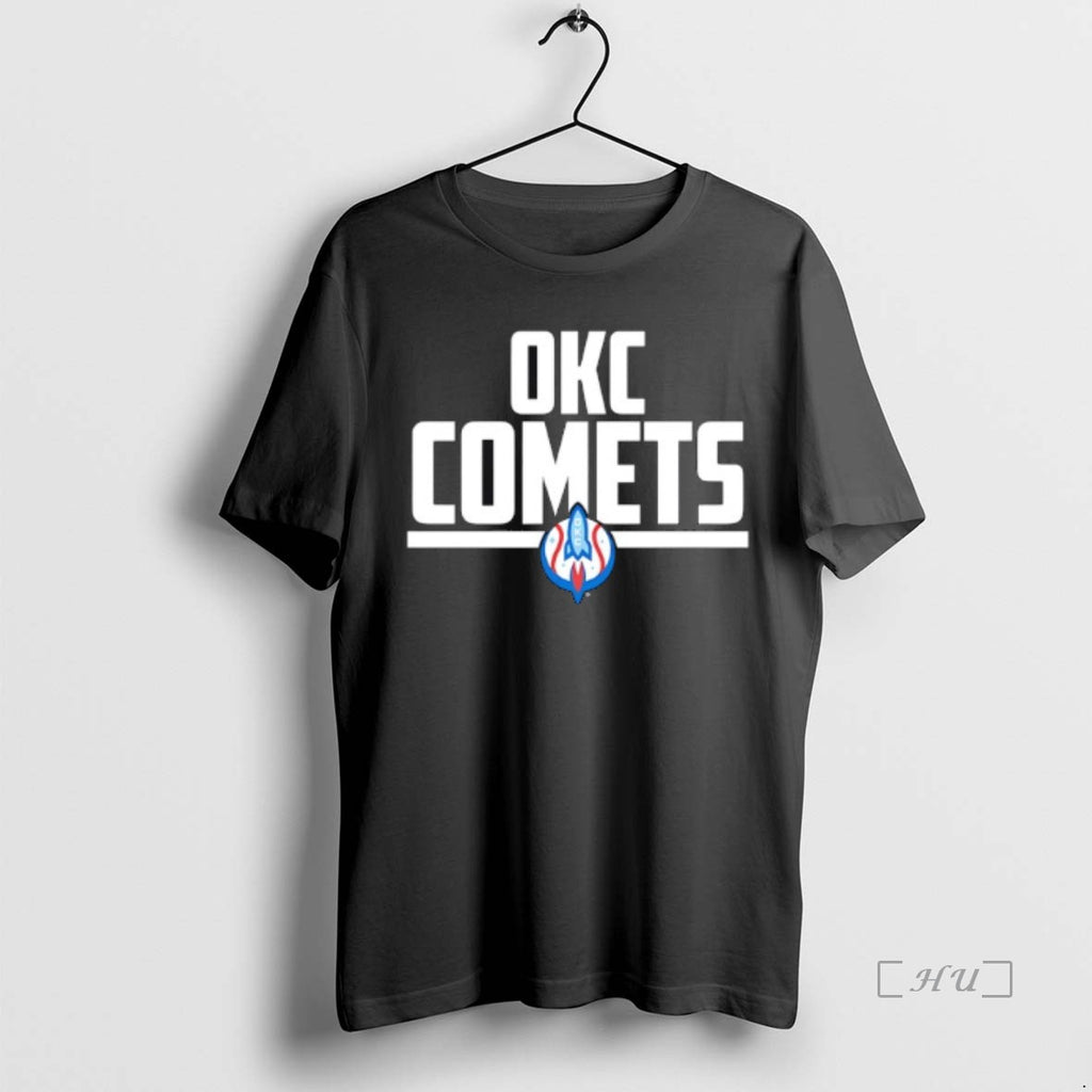 Officials Okc Comets Rocket On Deck Logo Shirt Hoodie Sweatshirt | PurePodTees.com