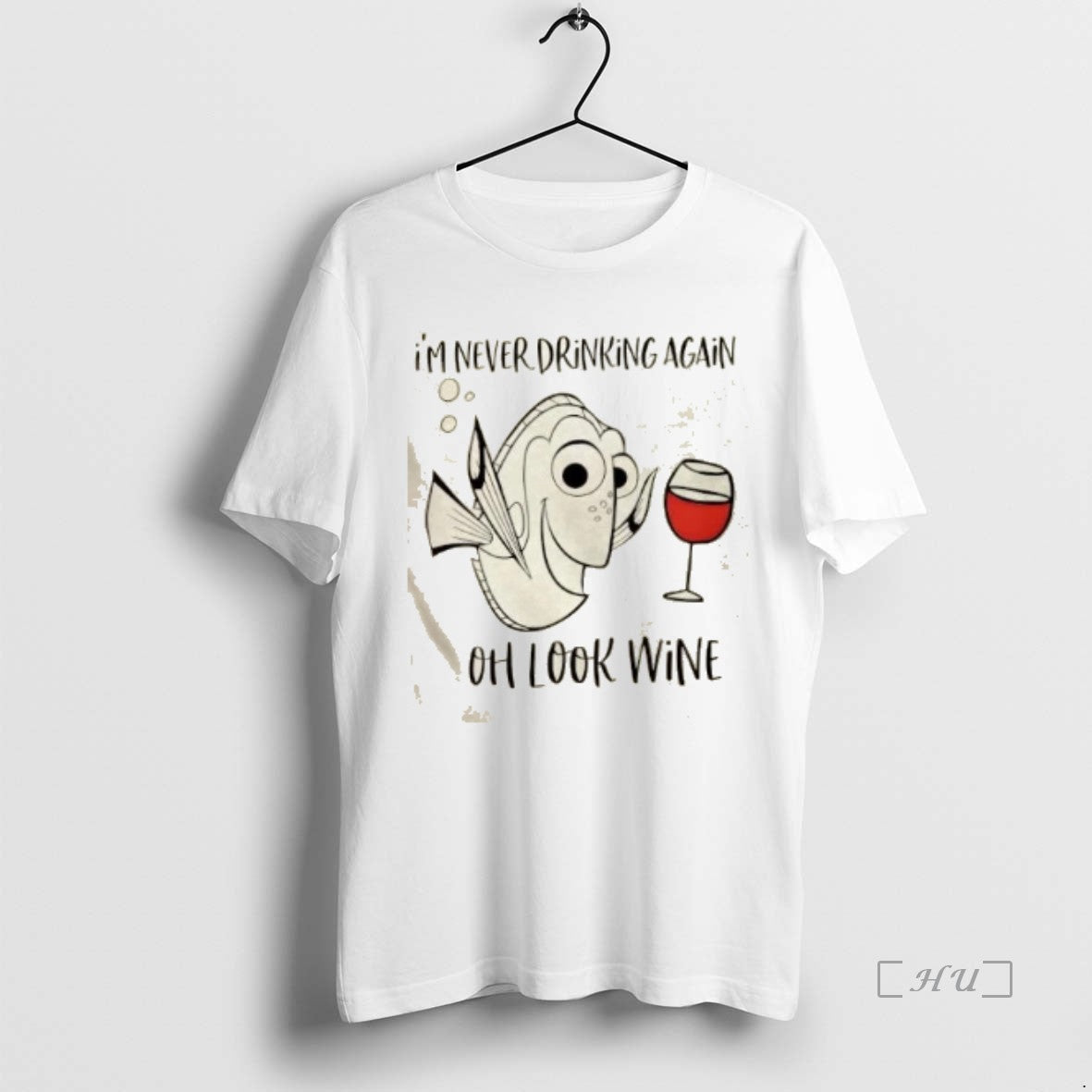 Officials Oh Look Wine Drinking Cartoon Shirt Hoodie Sweatshirt | PurePodTees.com