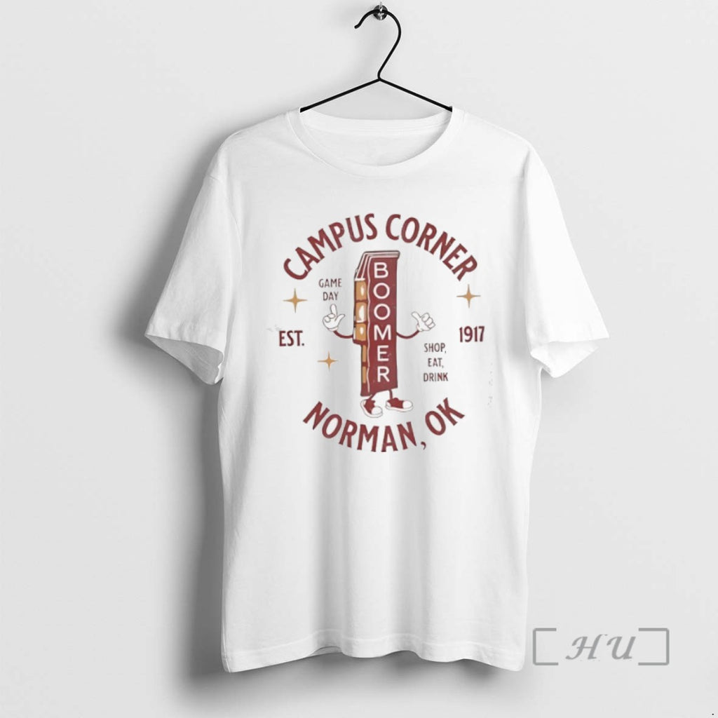 Officials Oklahoma Sooners Campus Corner Boomer Norman Ok Gameday Est 1917 T Shirt Sweater