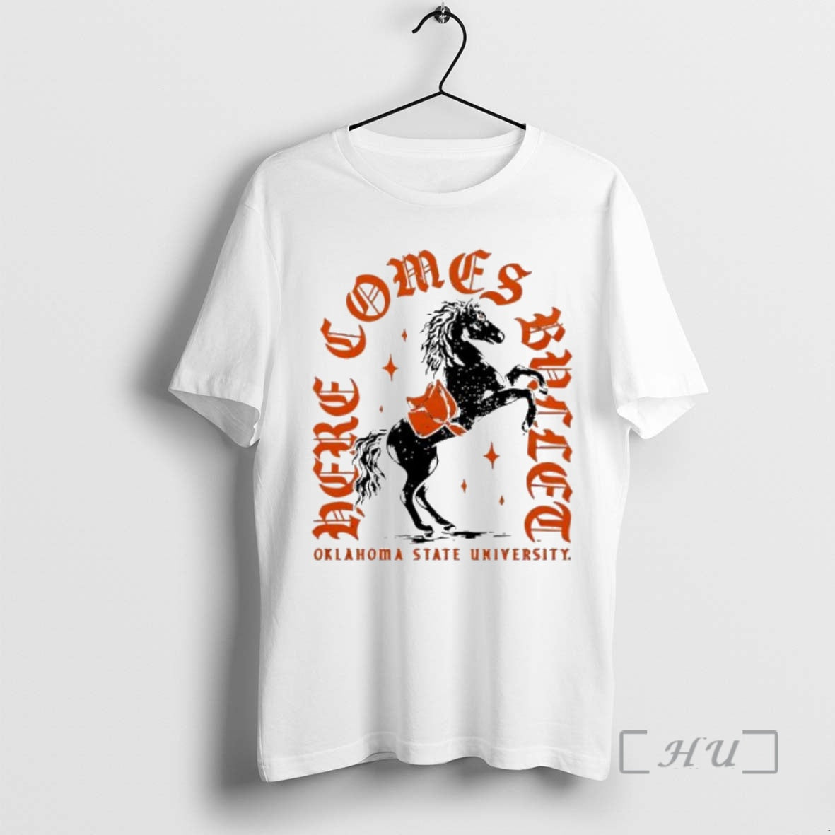 Officials Oklahoma State University Here Comes Bullet Horse Shirt Hoodie Sweatshirt | PurePodTees.com