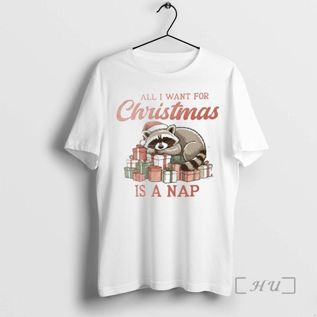 Officials Opossum All I Want For Christmas Is A Nap Shirt Hoodie Sweatshirt | PurePodTees.com