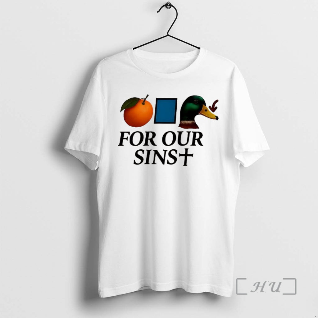 Officials Orange Blue Bill Duck For Our Sins Shirt Hoodie Sweatshirt | PurePodTees.com