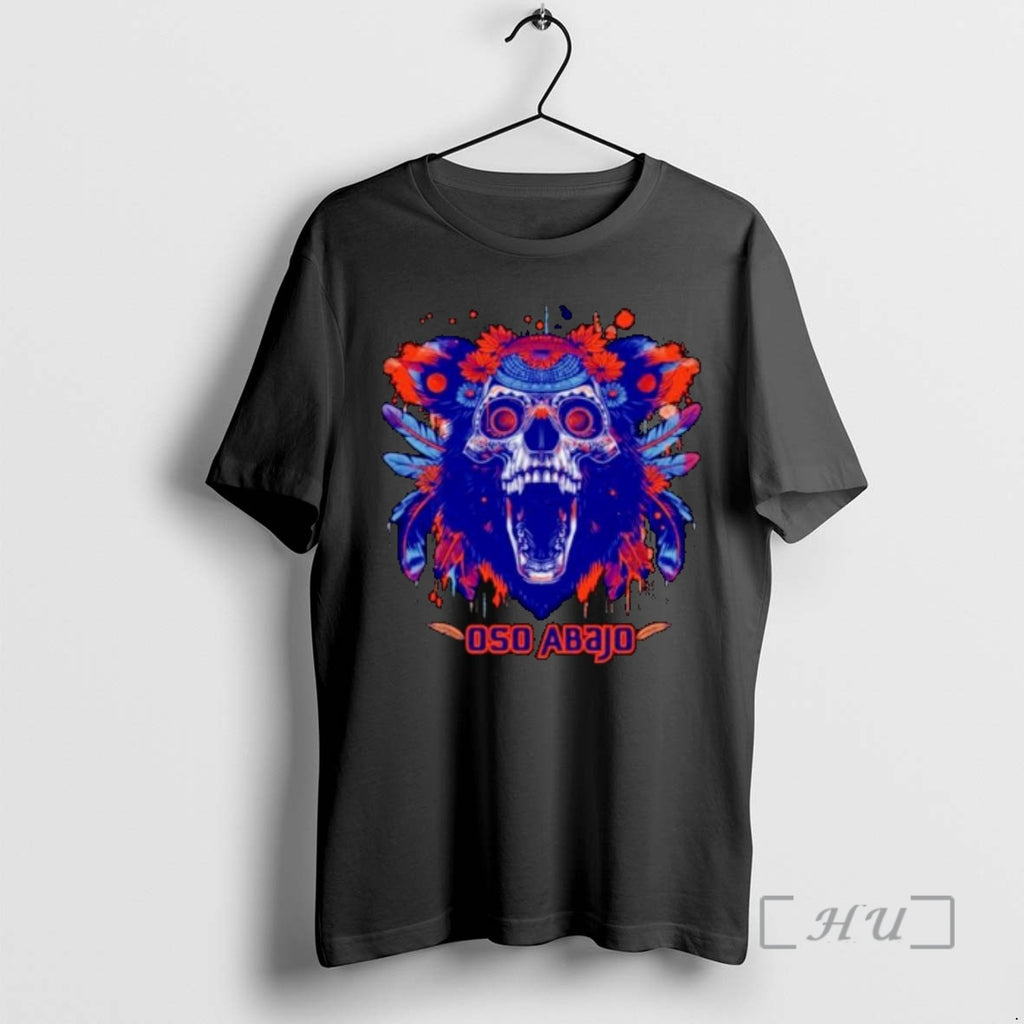 Officials Oso Abajo Dia De Los Muertos Bear Skull Ornaments Shirt Hoodie Sweatshirt | PurePodTees.com
