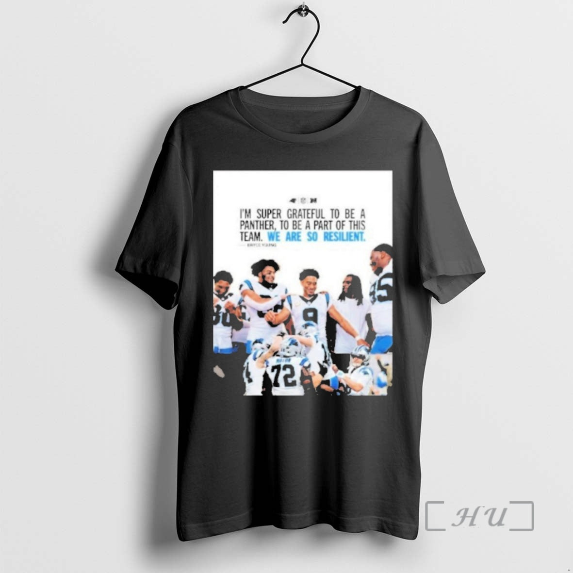 Officials Panthers Bryce Young Im Super Grateful To Be A Panther To Be A Part Shirt Hoodie Sweatshirt | PurePodTees.com