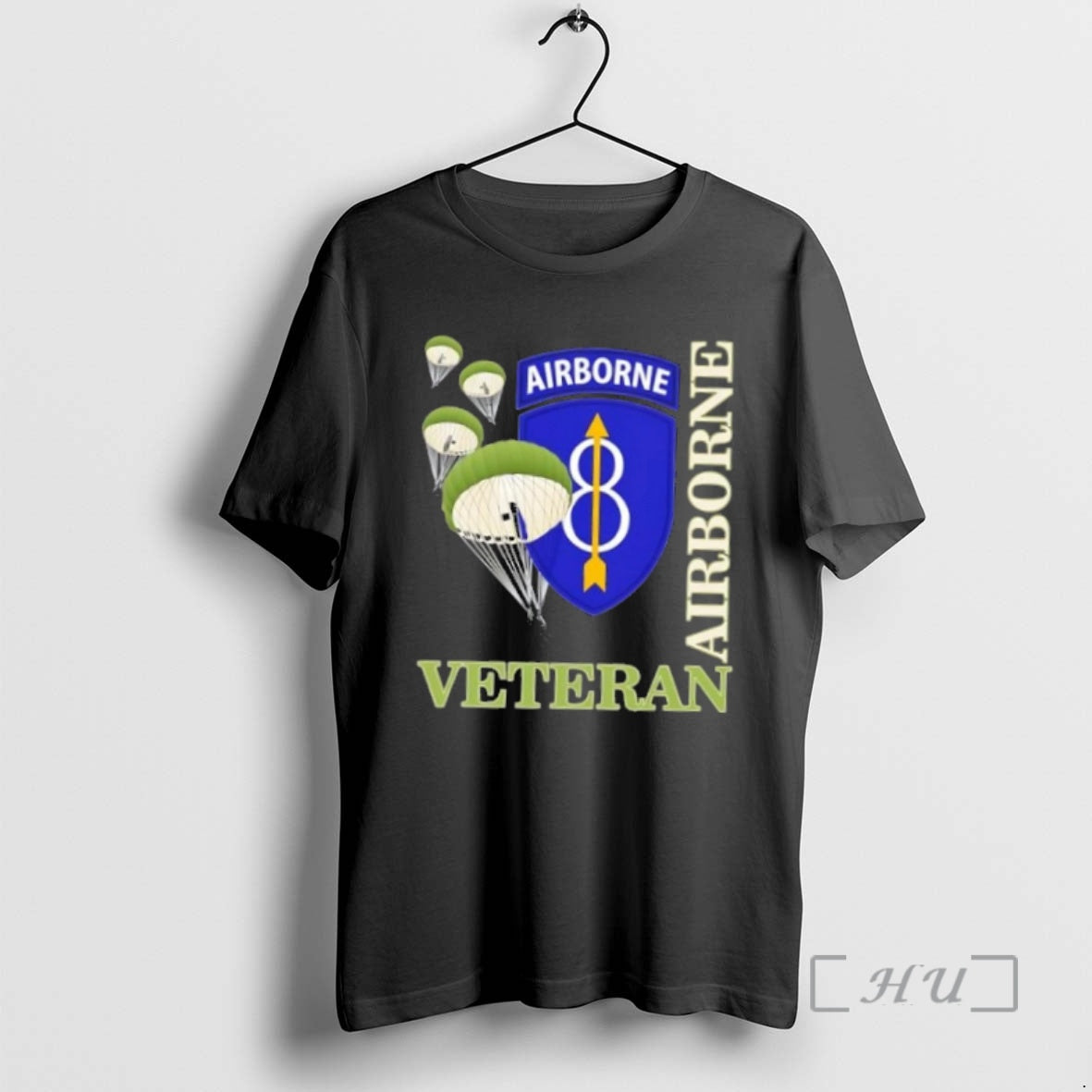 Officials Paratroopers 8th Airborne Division Veteran Paratrooper Shirt Hoodie Sweatshirt | PurePodTees.com