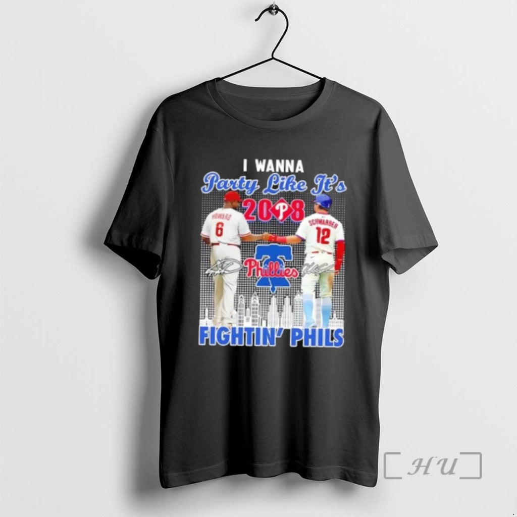 Officials Party Like Its 2008 Philadelphia Phillies Howard X Schwarber Fightin Phils Skyline
