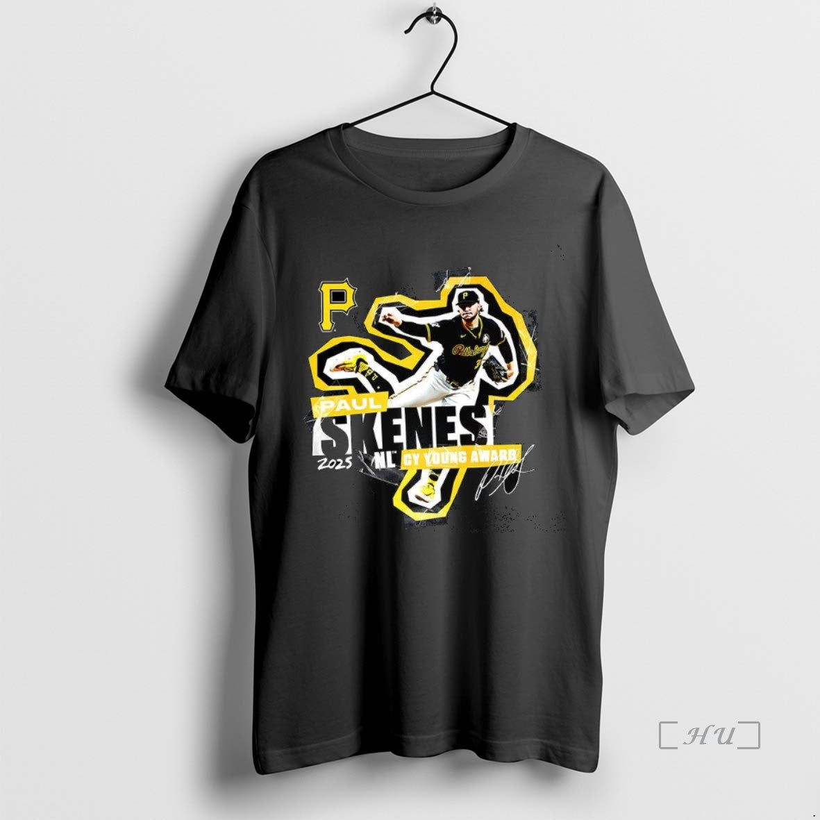 Officials Paul Skenes Pittsburgh Pirates 2025 National League Cy Young Award Winner Signature Premium Shirt Hoodie Sweatshirt
