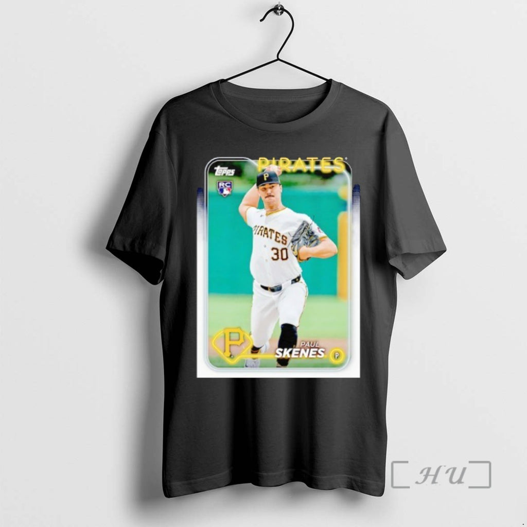 Officials Paul Skenes Pittsburgh Pirates Baseball Card T Shirt Sweater