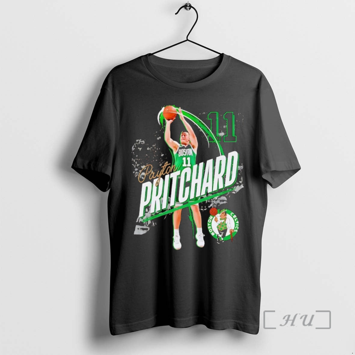 Officials Payton Pritchard Jump Shot Boston Celtics Shirt Hoodie Sweatshirt | PurePodTees.com