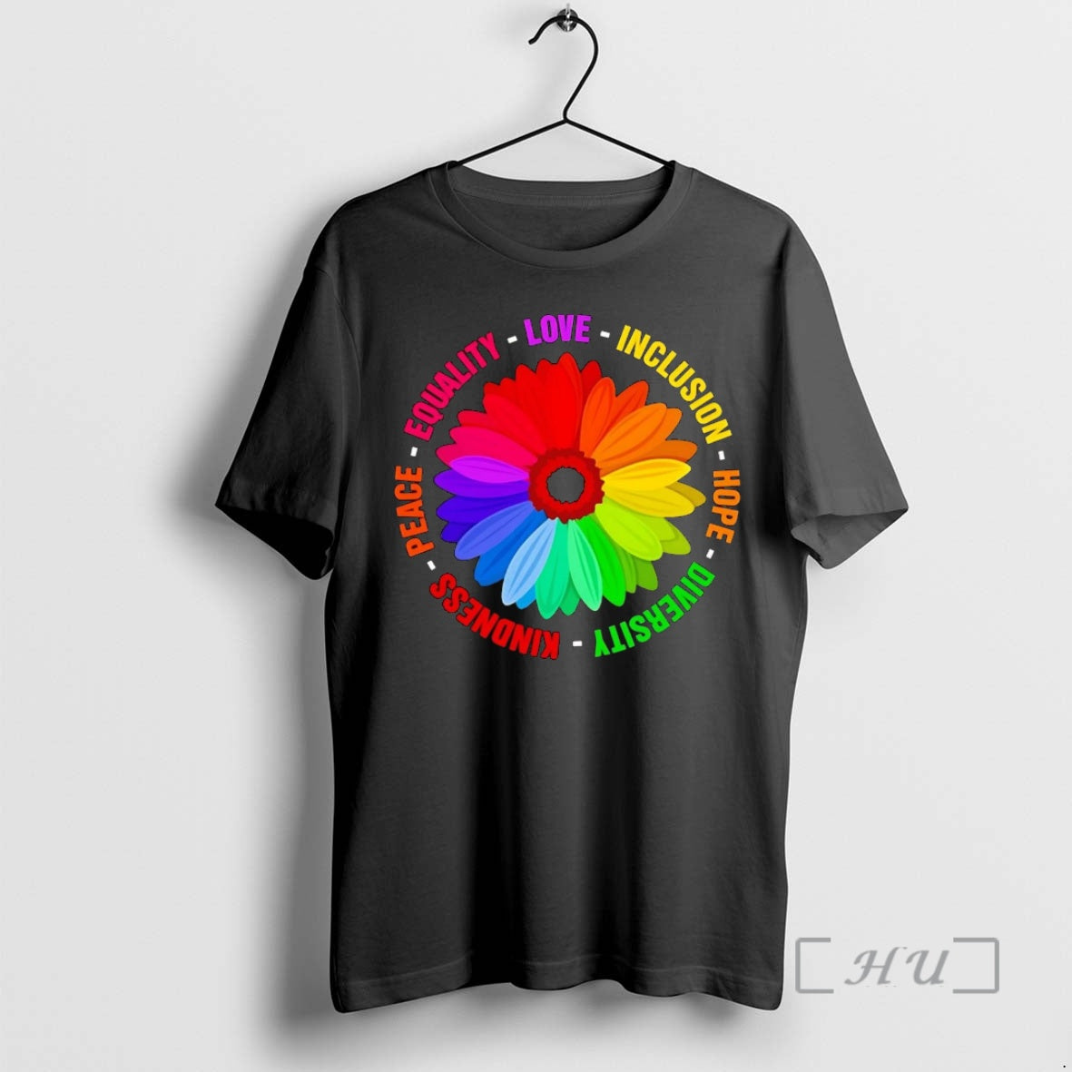 Officials Peace Equality Love Inclusion Hope Diversity Kindness Flower Shirt Hoodie Sweatshirt | PurePodTees.com