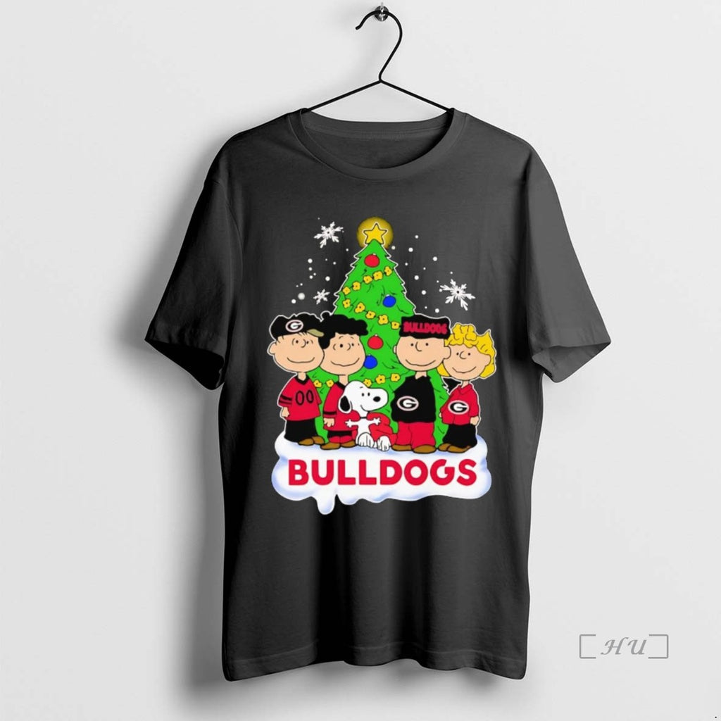 Officials Peanuts Georgia Bulldogs Christmas Shirt Hoodie Sweatshirt | PurePodTees.com