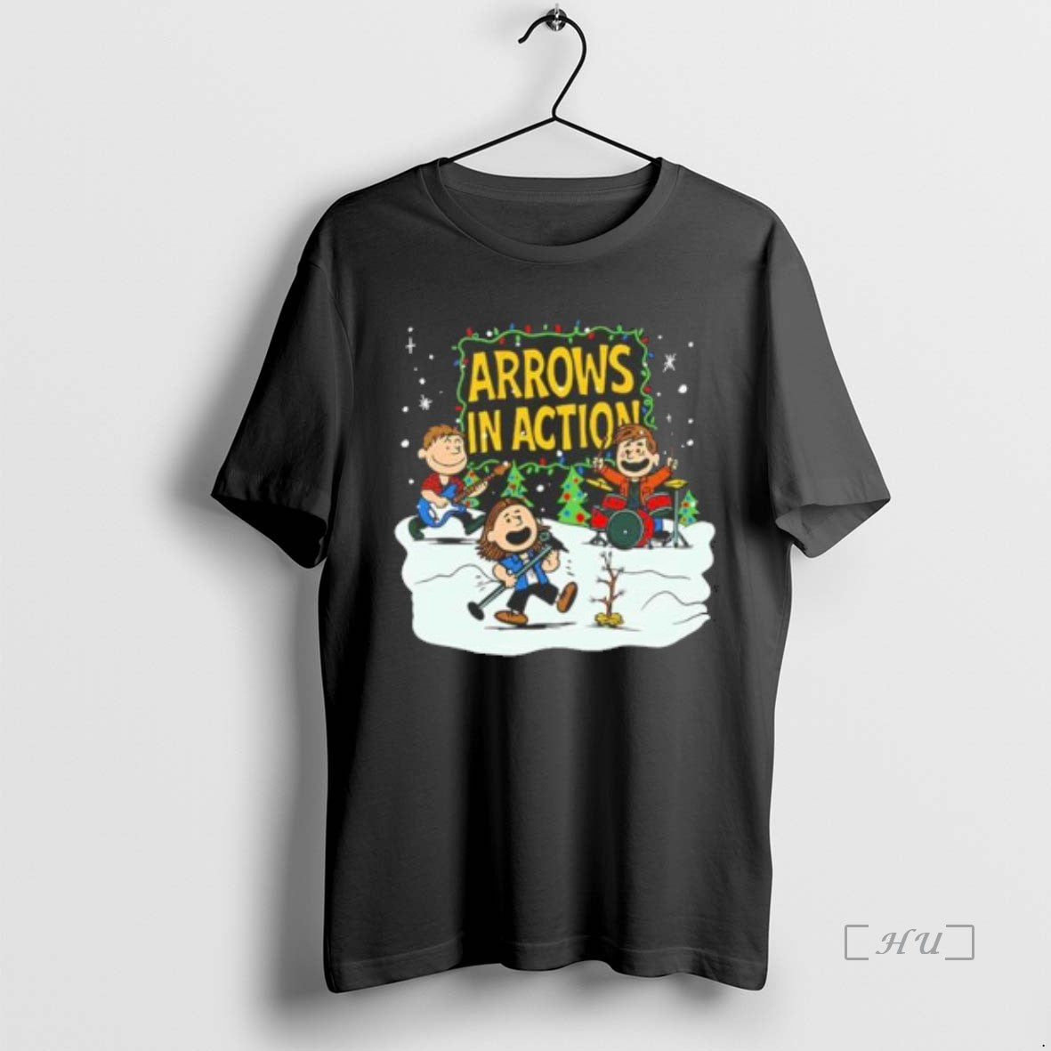 Officials Peanuts X Arrows In Action 2025 Holiday Shirt Hoodie Sweatshirt | PurePodTees.com