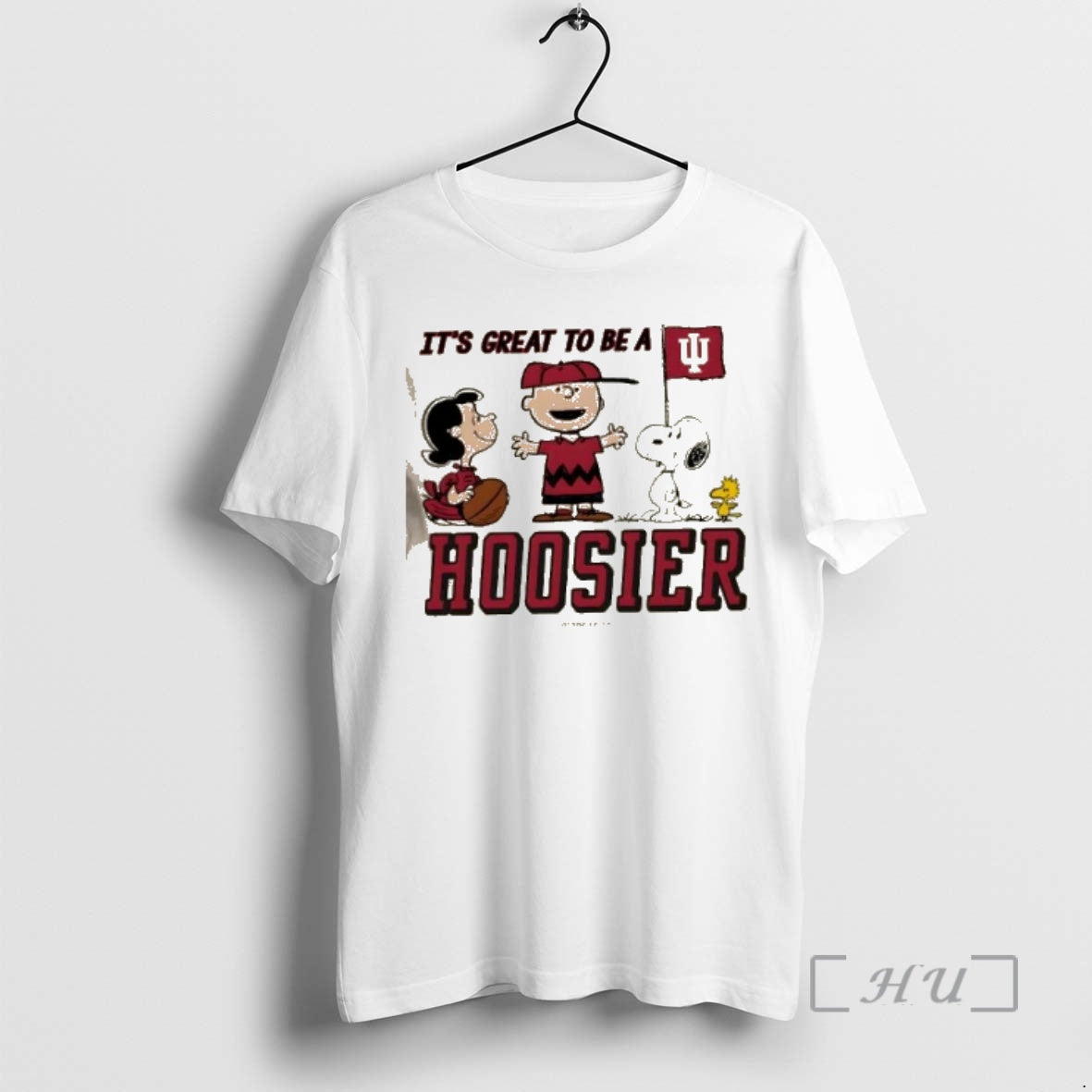 Officials Peanuts X Indiana Its Great To Be A Hoosier Shirt Hoodie Sweatshirt | PurePodTees.com