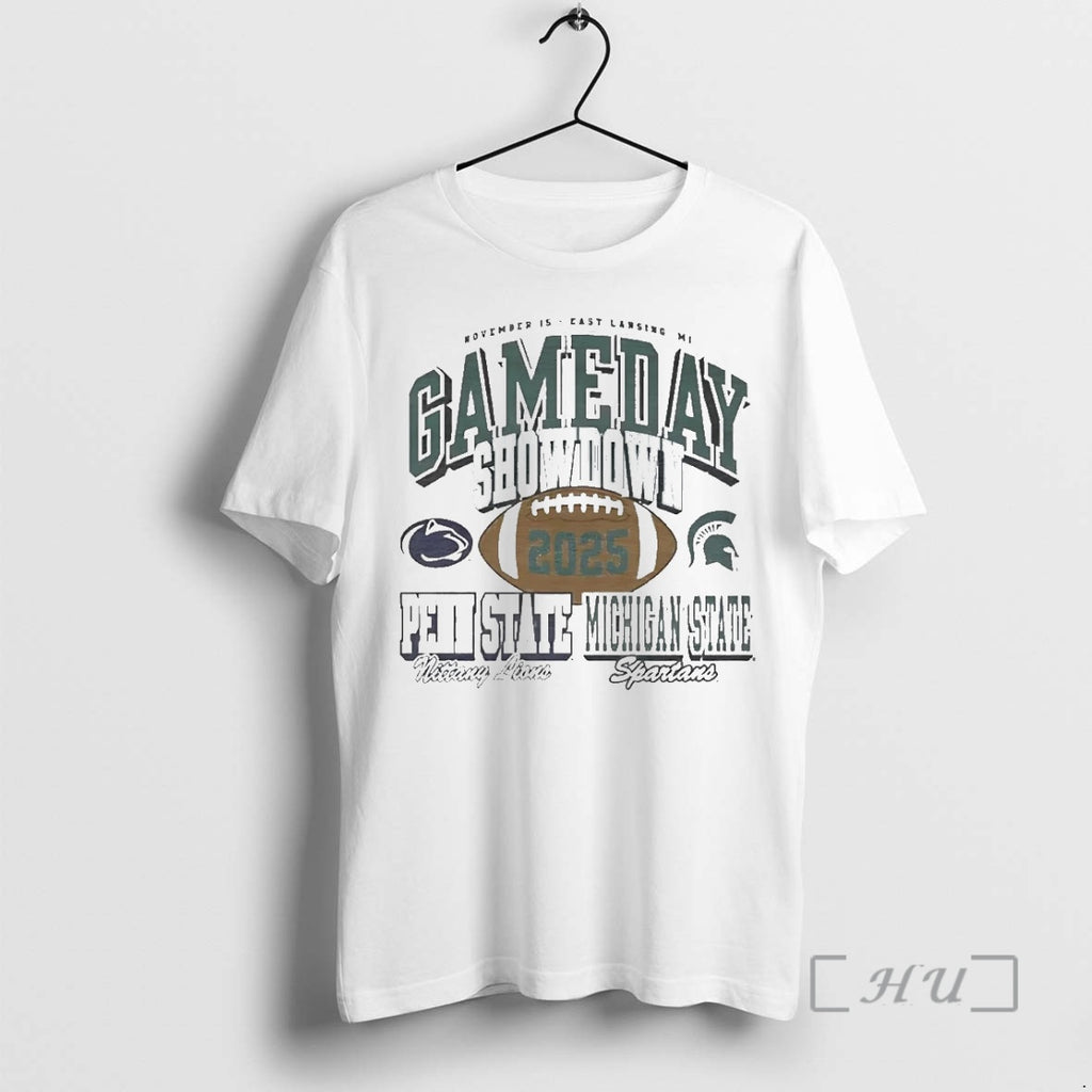 Officials Penn State Nittany Lions Vs Michigan State Spartans Gameday Showdown 2025 Premium T Shirts Hoodie Sweatshirt
