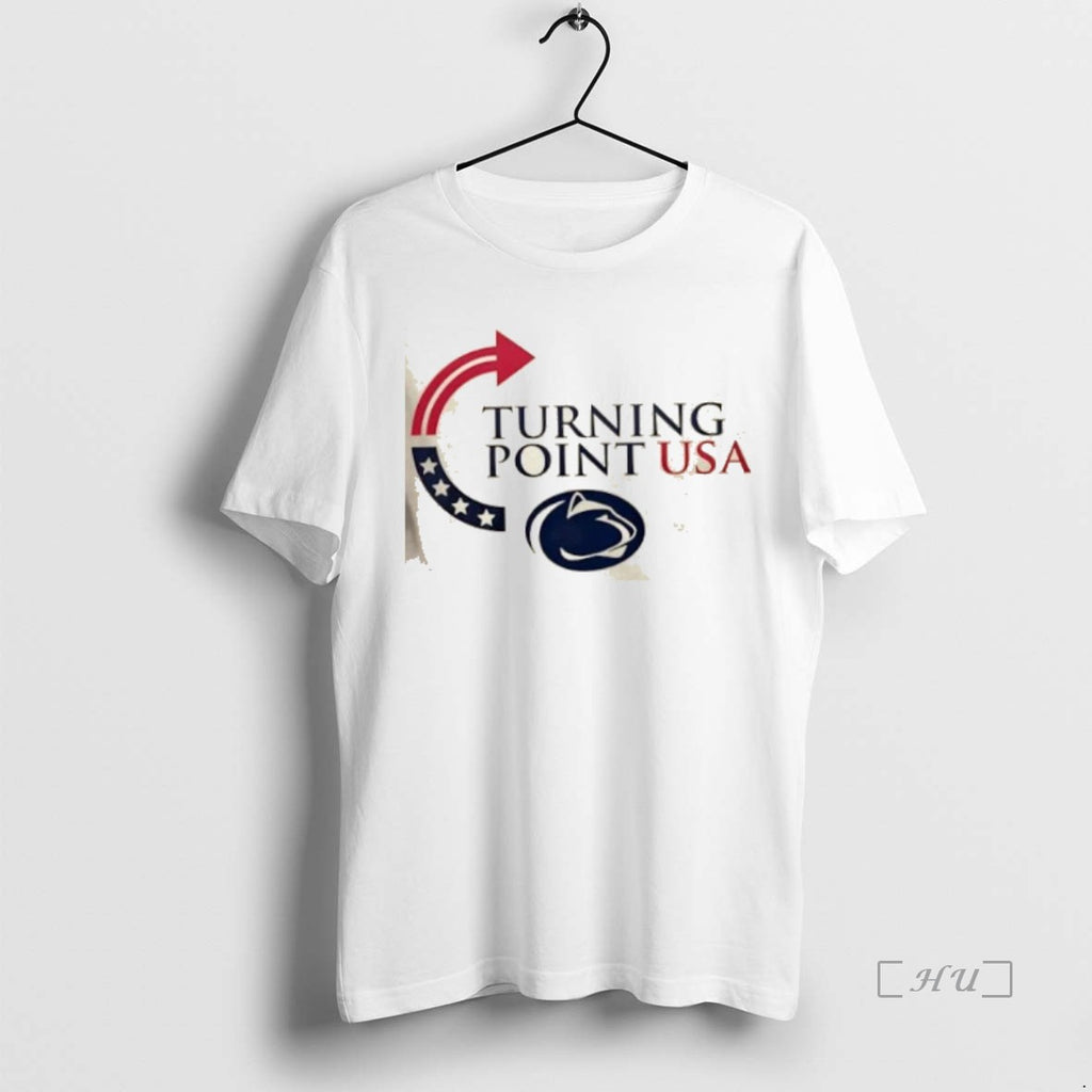 Officials Penn State Nittany Lions X Freedom Turning Point Usa Charlie Kirk 2 Sided Premium Shirt Hoodie Sweatshirt
