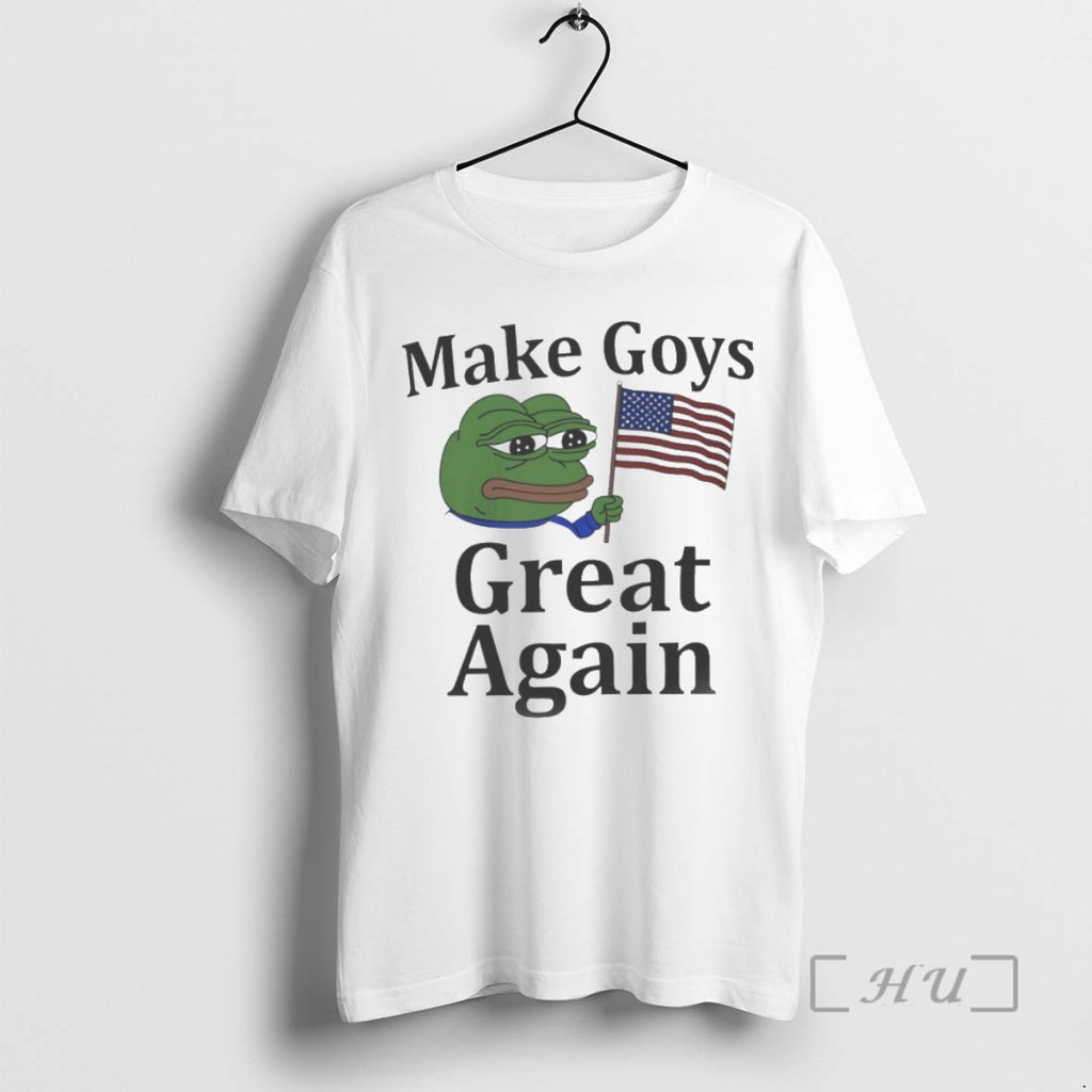 Officials Pepe The Frog Meme Make Goys Great Again Shirt Hoodie Sweatshirt | PurePodTees.com
