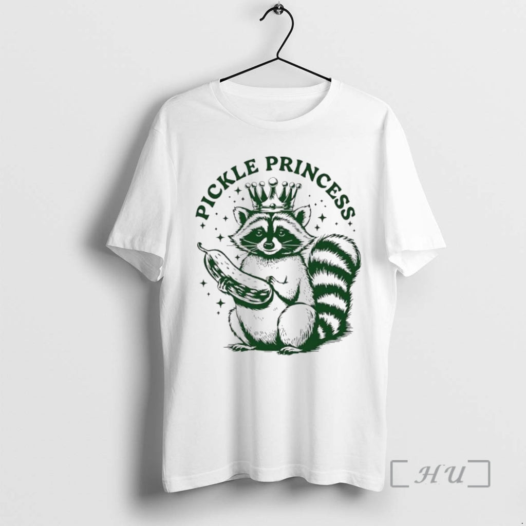 Officials Pickle Princess Raccoon Crown Graphic Shirt Hoodie Sweatshirt | PurePodTees.com