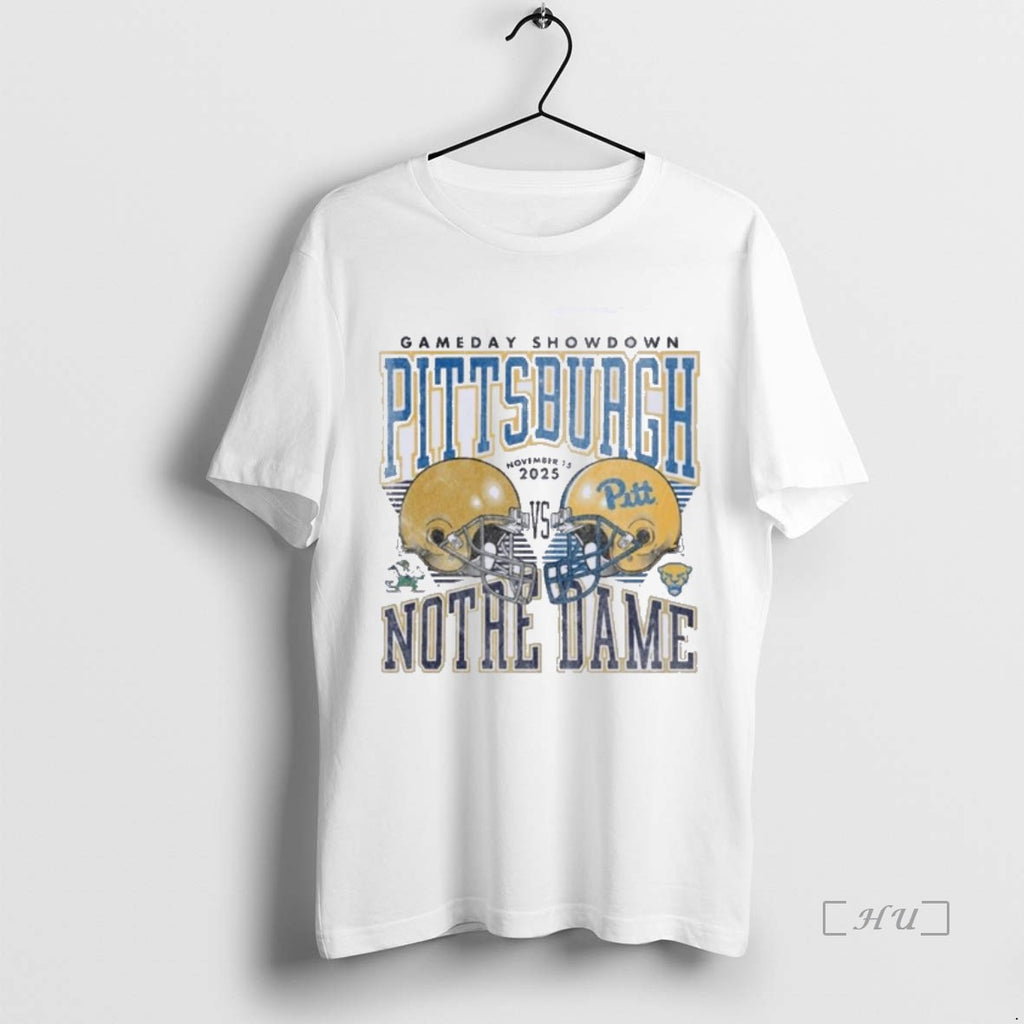 Officials Pitt Panthers Vs Notre Dame Football Gameday Showdown 2025 November 15th Premium T Shirts Hoodie Sweatshirt