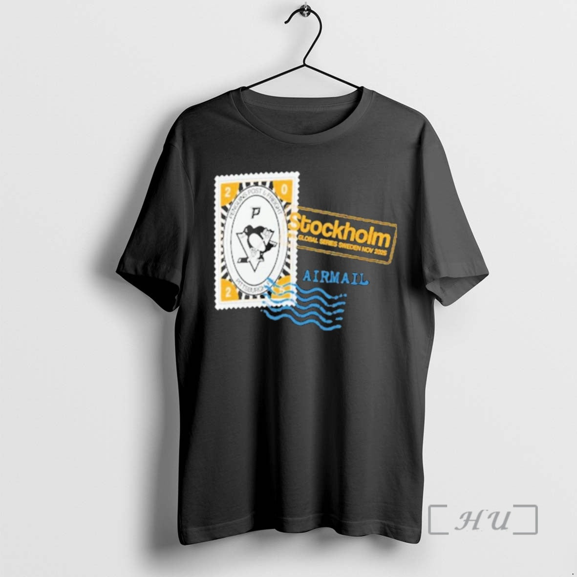 Officials Pittsburgh Penguins 2025 Nhl Global Series Hometown To Stockholm Shirt Hoodie Sweatshirt | PurePodTees.com
