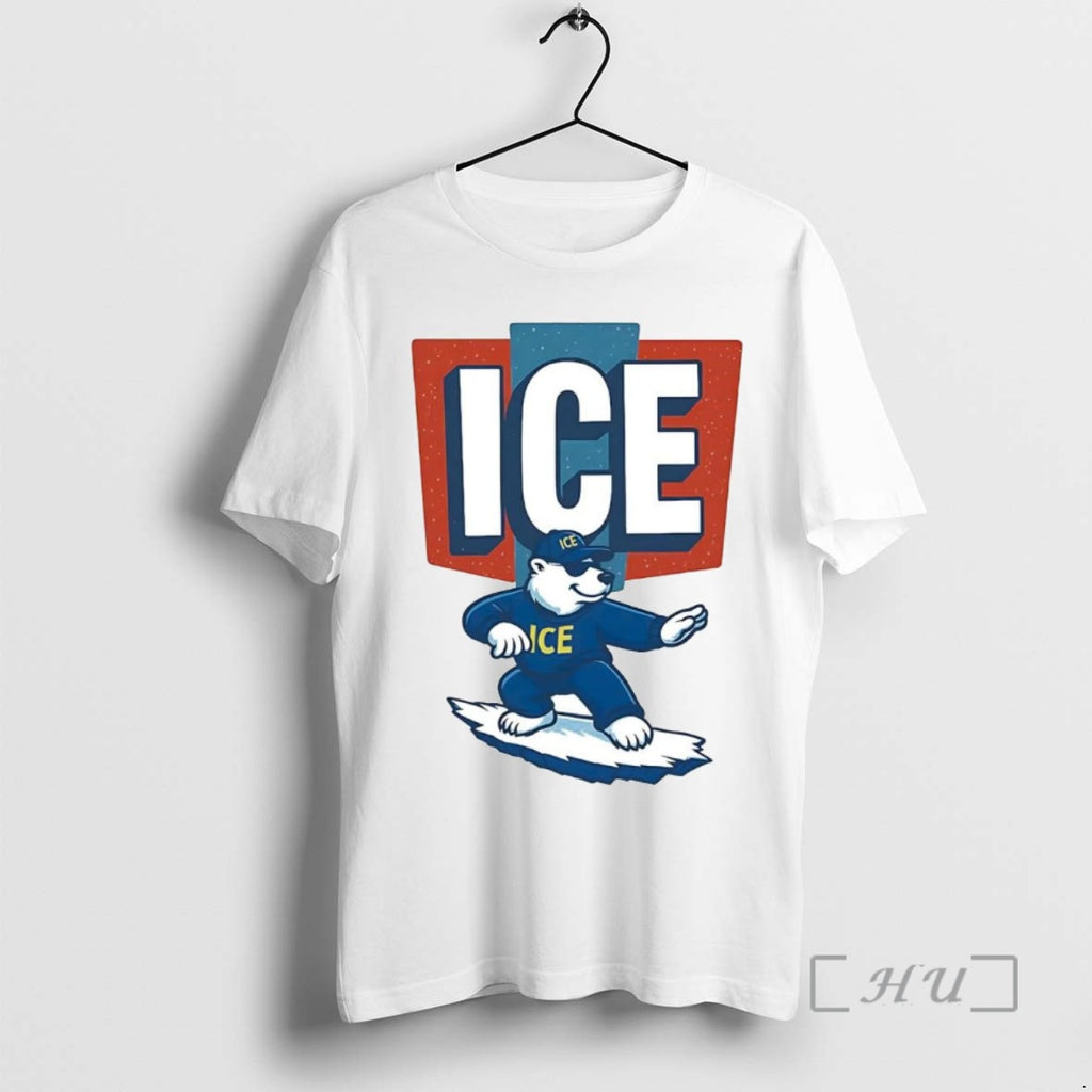 Officials Polar Bear Surfing Ice T Shirt Sweater
