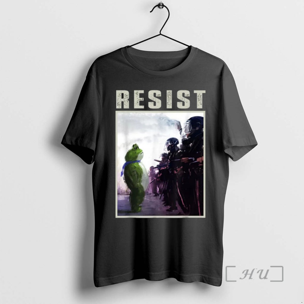 Officials Portland 2025 Resist Portland Frog Protest Art T Shirt Sweater