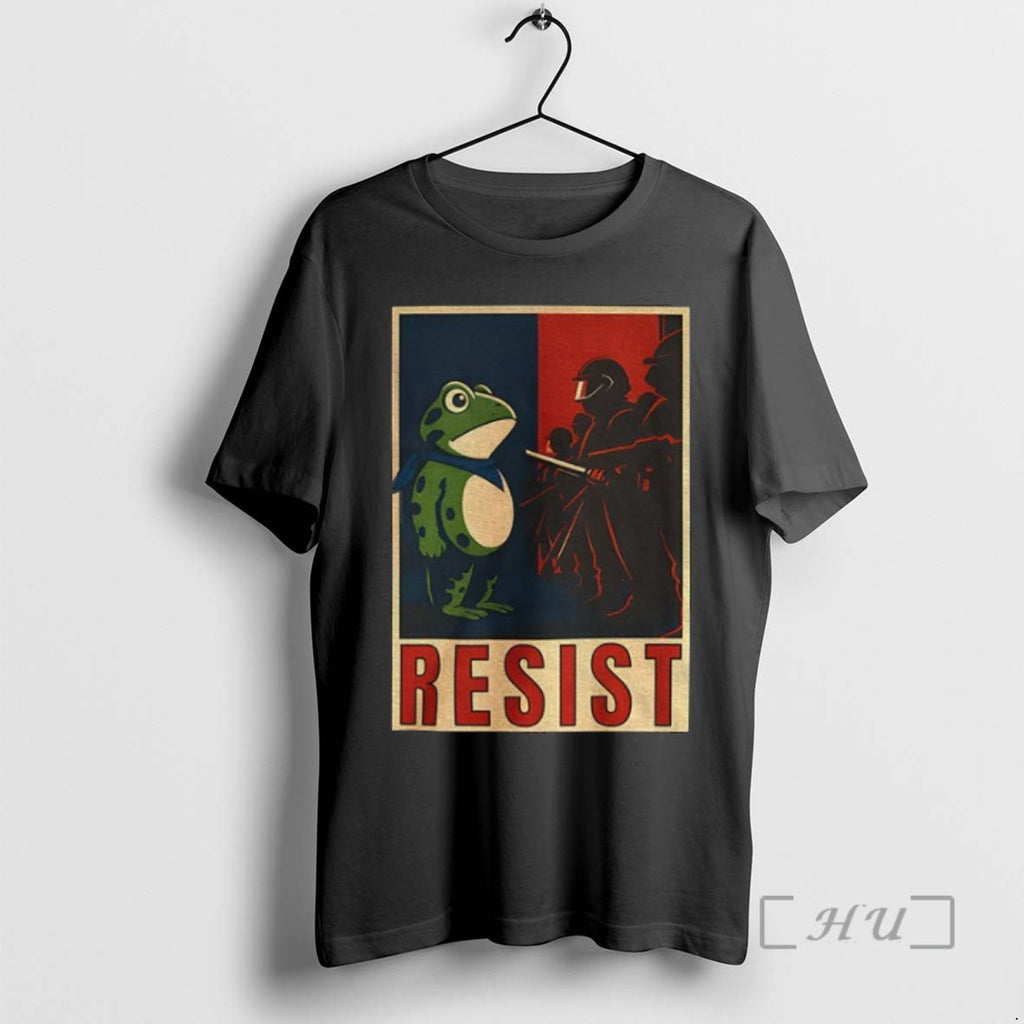 Officials Portland Frog Resist Antifa 2025 Political T Shirt Sweater