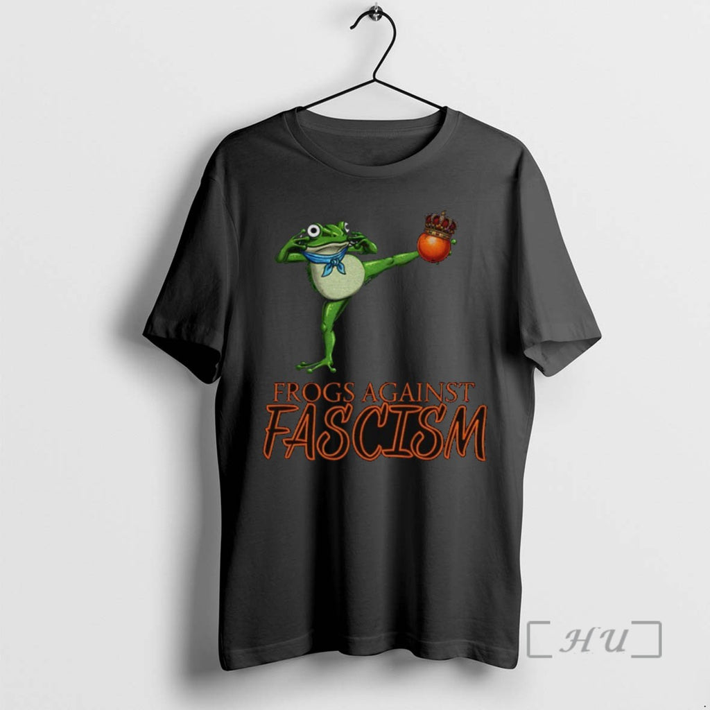 Officials Portland Frog Kick Out Orange King Frogs Against Fascism Anti Trump T Shirt Sweater