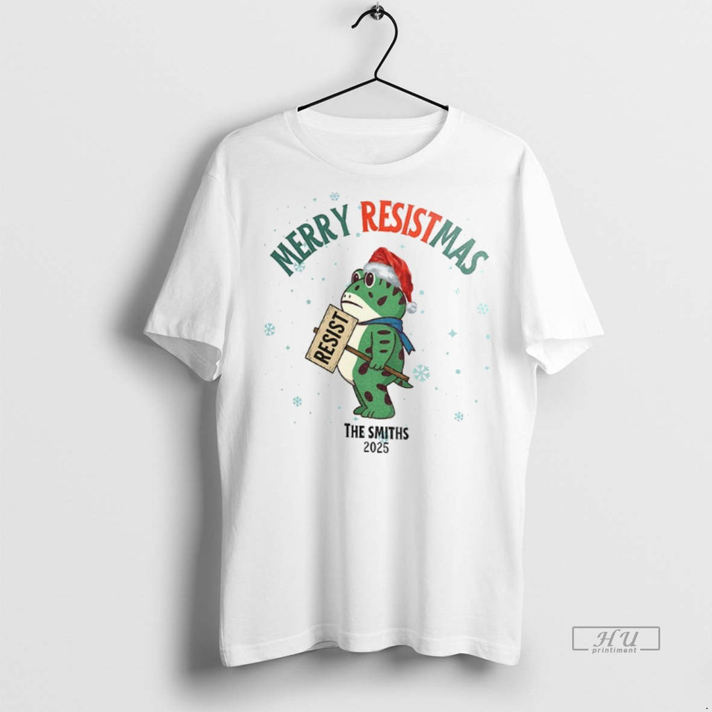 Officials Portland Frog The Smiths Merry Resistmas Resist Fdt Anti Maga Anti Fascism Merry Christmas Shirt Hoodie Sweatshirt